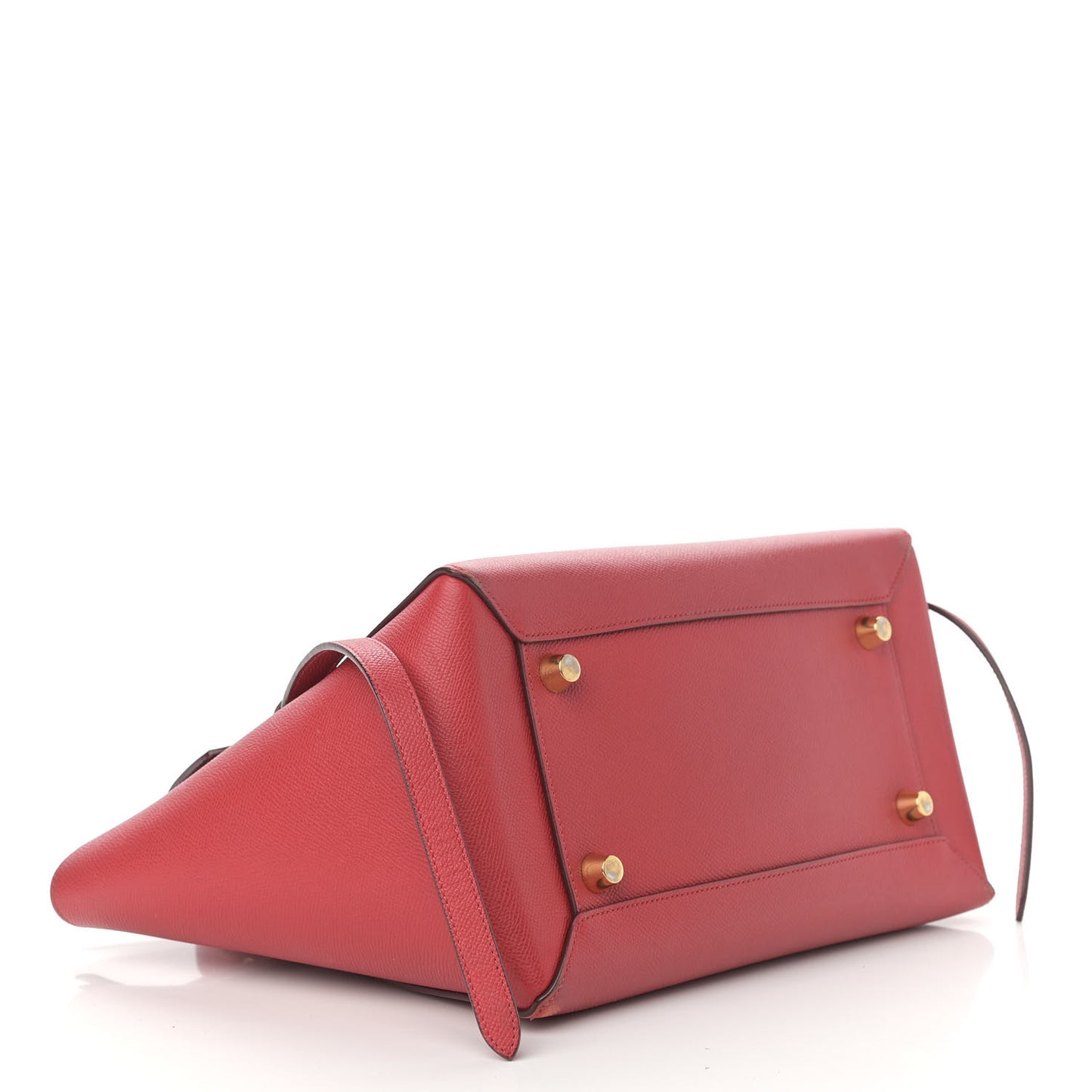 Grained Calfskin Mini Belt Bag Coquelicot