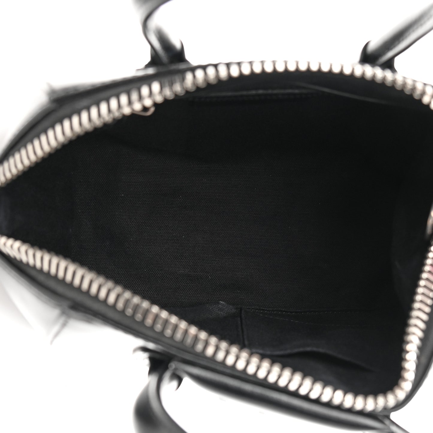 Shiny Lord Calfskin Mini Antigona Black