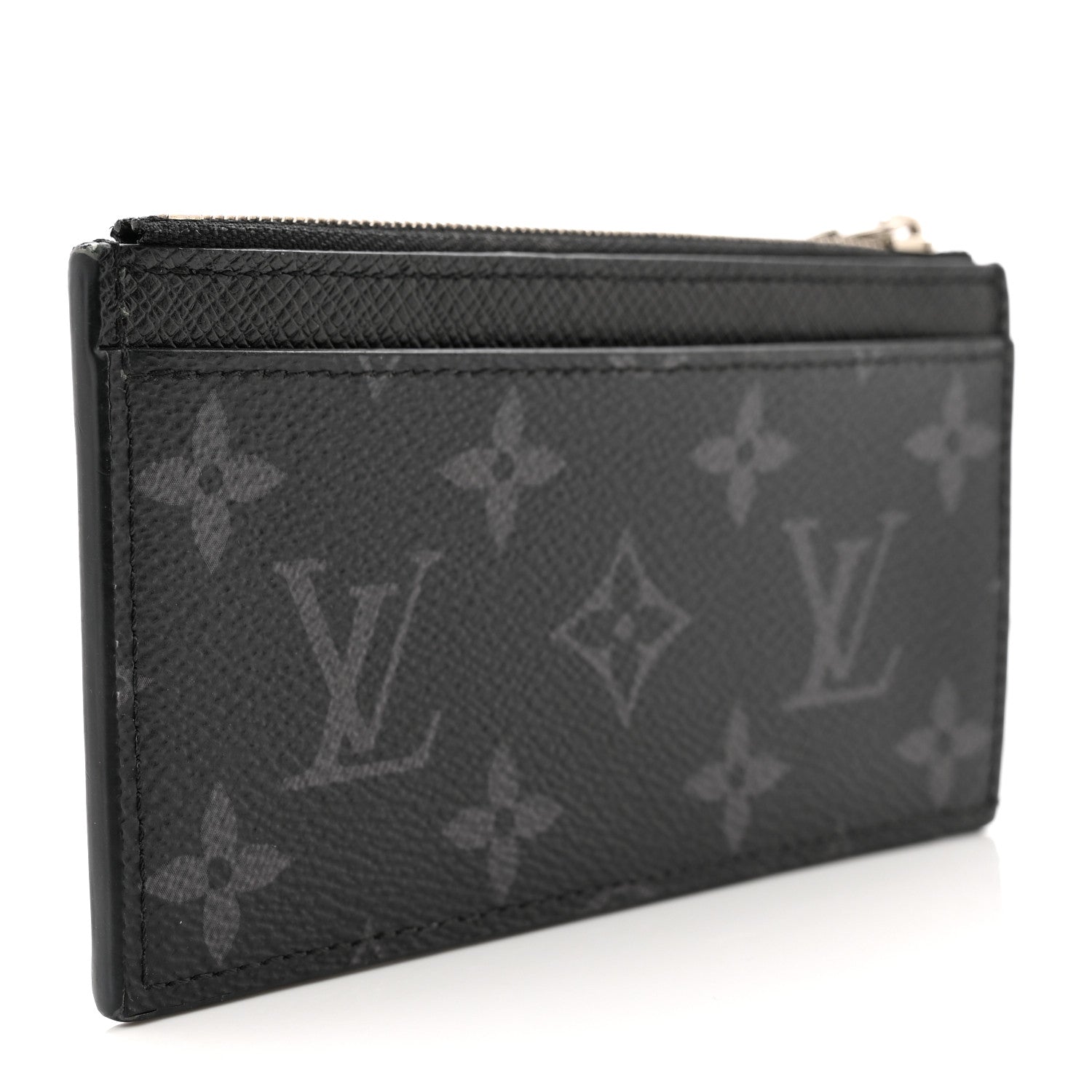 Louis Vuitton Monogram Eclipse Taiga Coin Card Holder 3 of 7