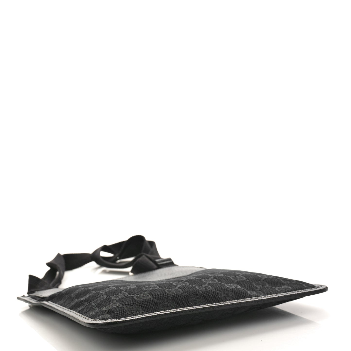 GG Monogram Messenger Crossbody Bag Black