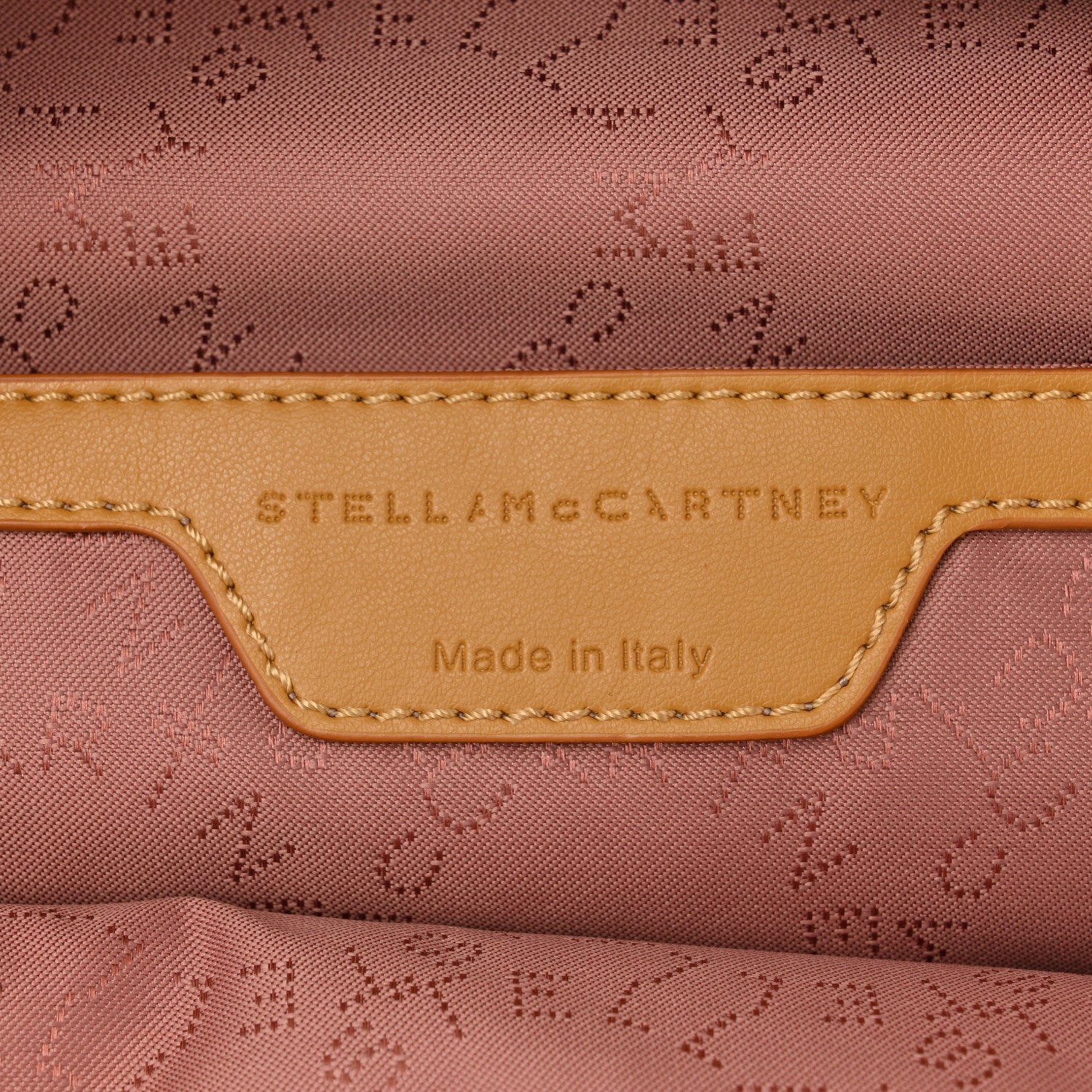 Stella McCartney Shaggy Deer Mini Falabella Backpack Honey 6 of 10