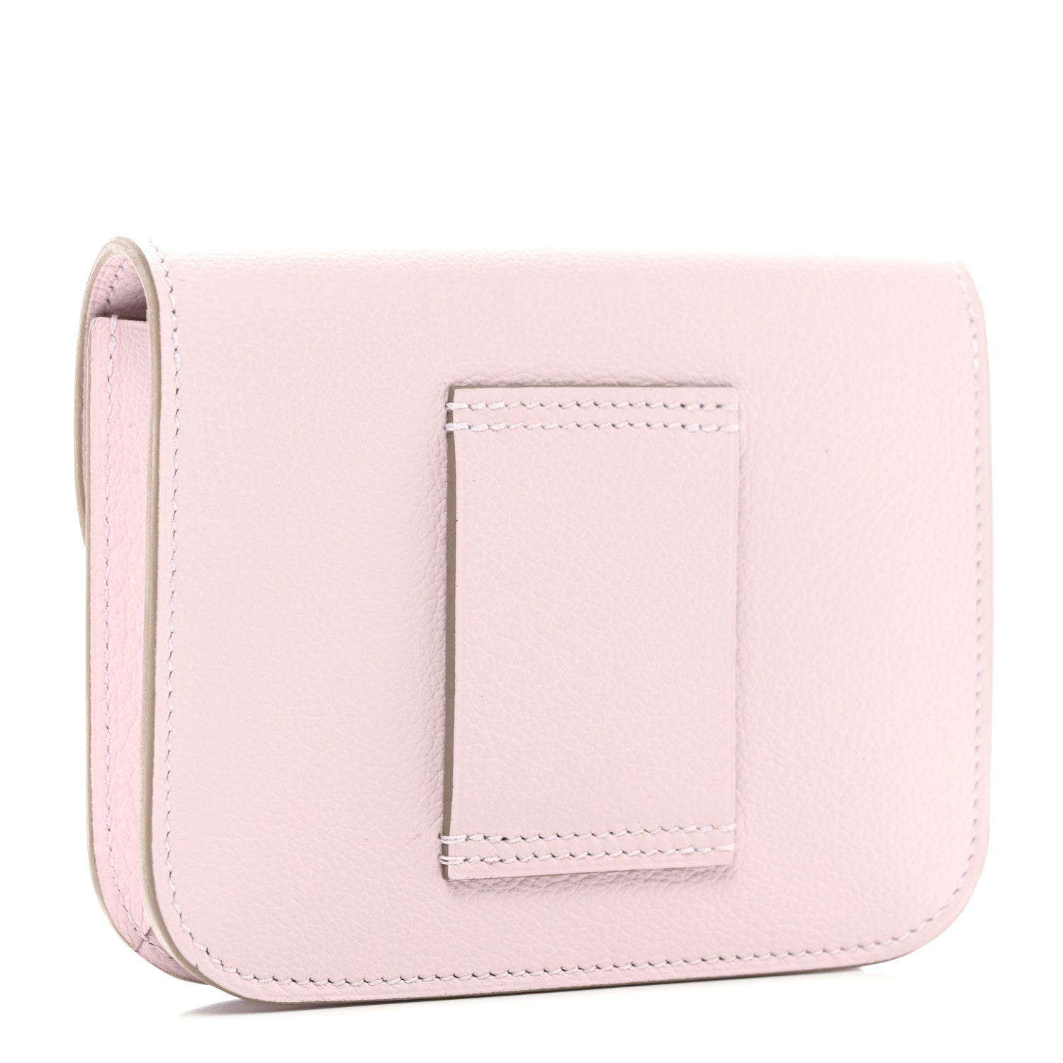 Hermes Evercolor Bi-Color Constance Slim Wallet Mauve Pale Rouge Sellier 4 of 11
