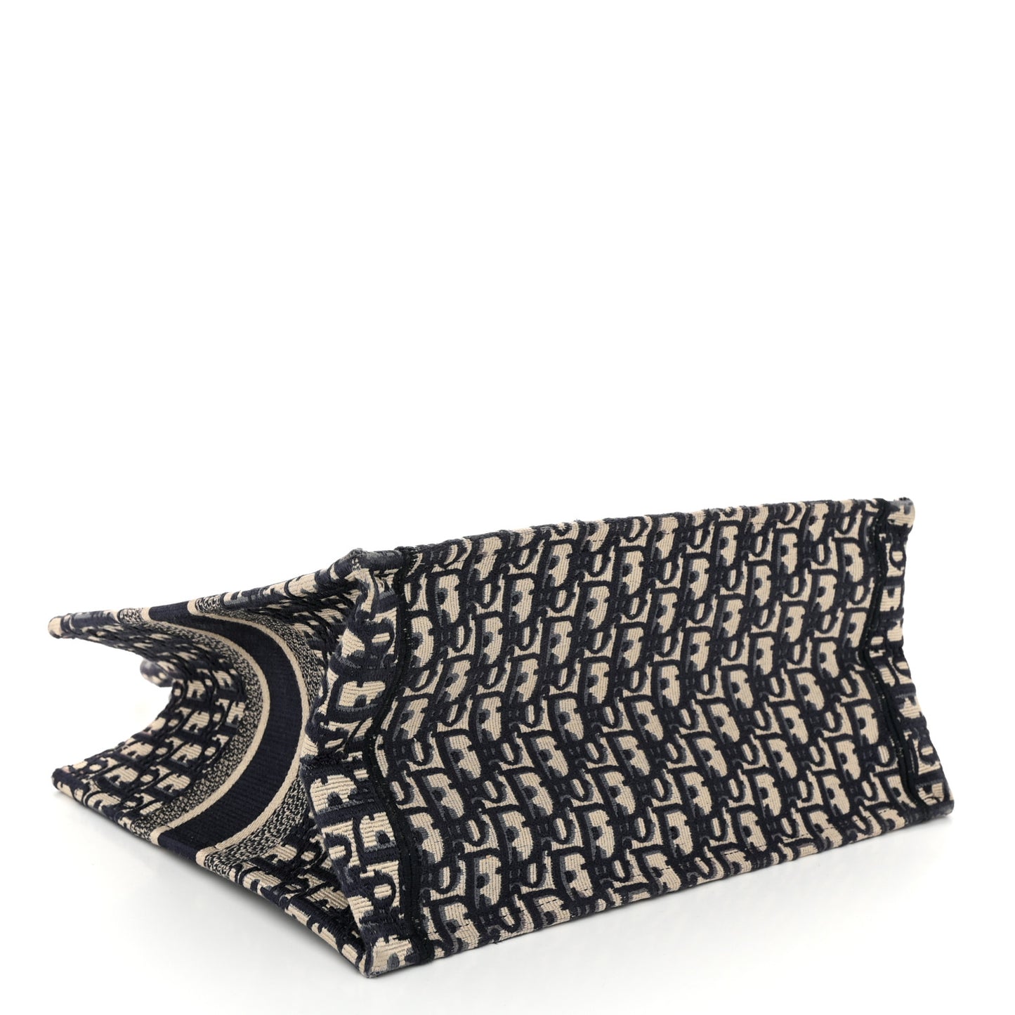Oblique Medium Book Tote Blue Multicolor