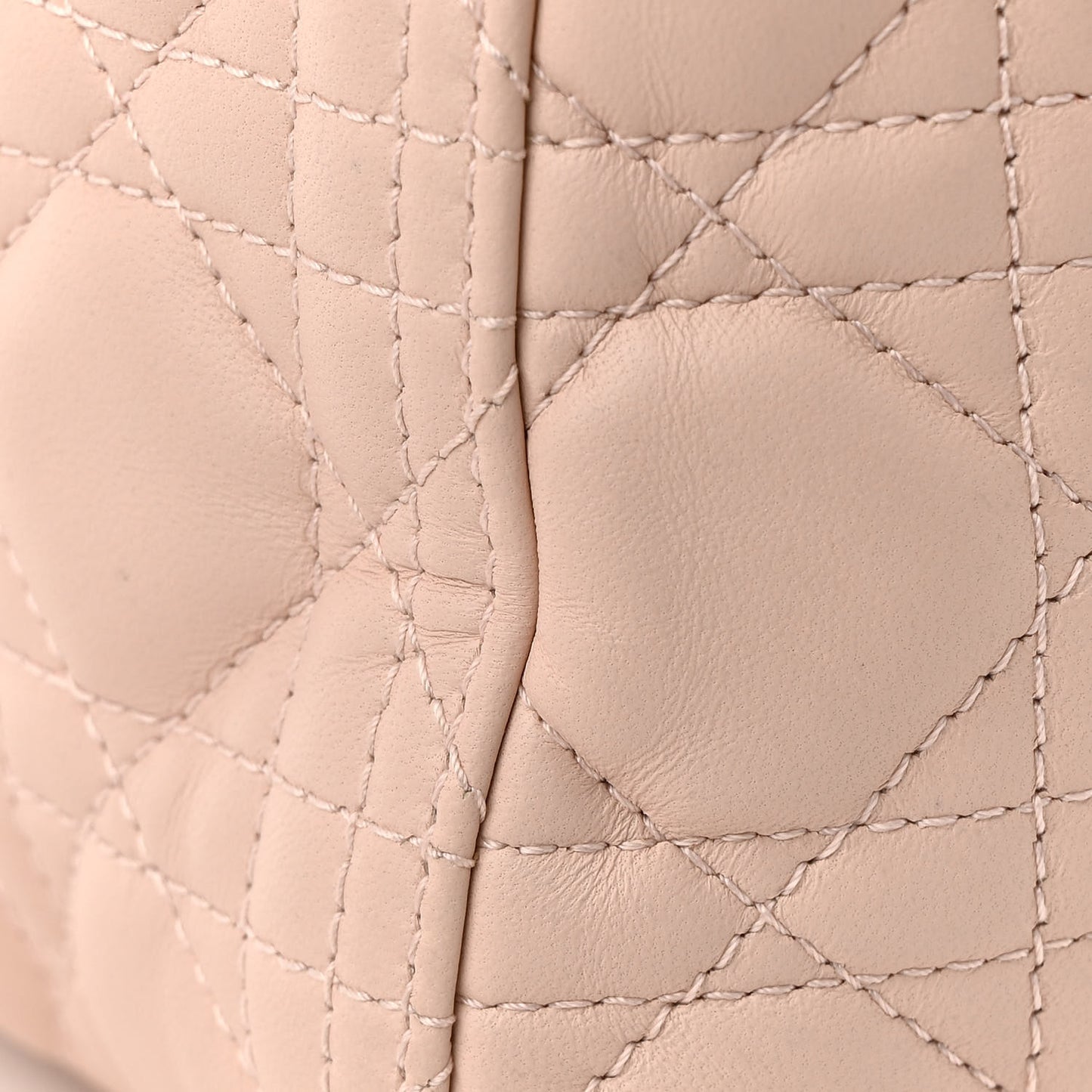 Lambskin Cannage Medium Lady Dior Light Pink