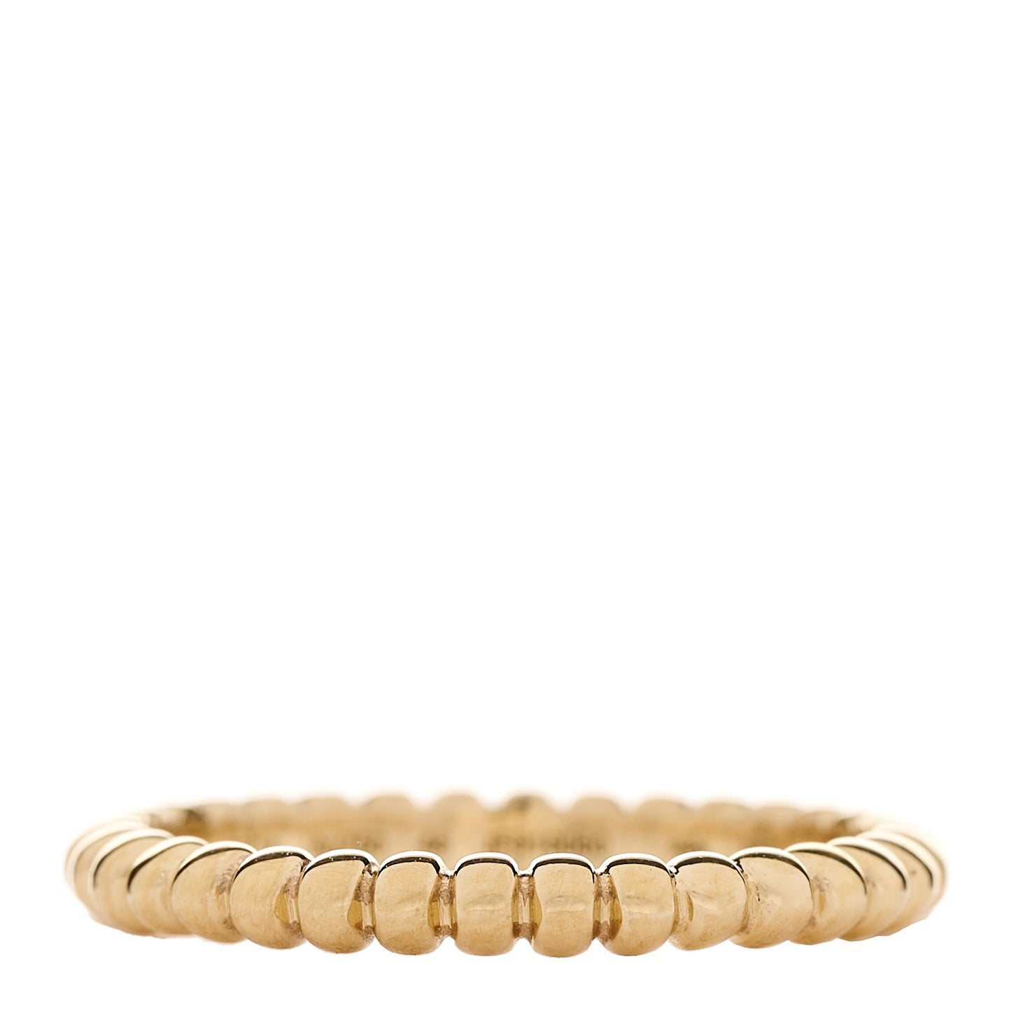 18K Yellow Gold Small Perlee Ring 48 4.5