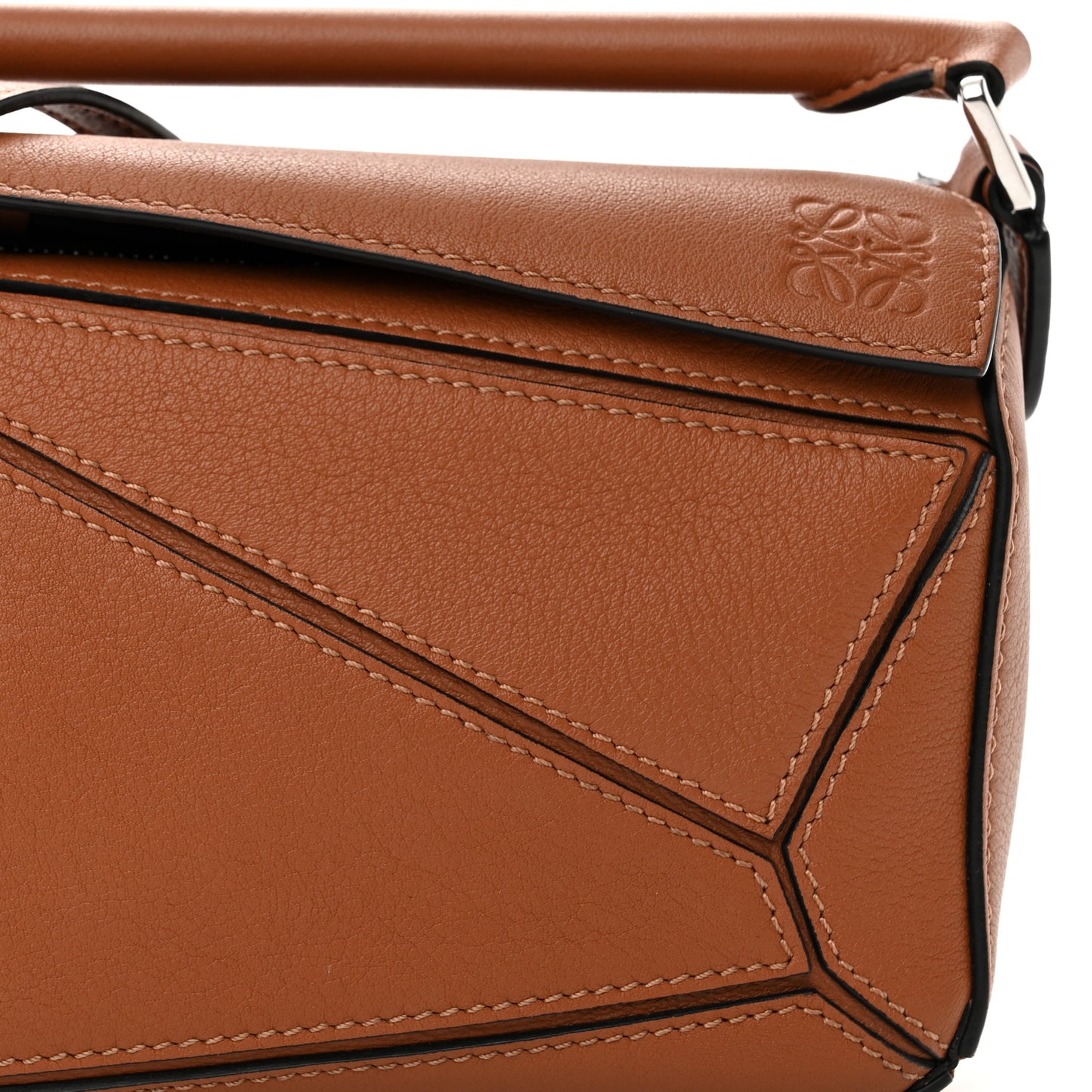 Calfskin Mini Puzzle Bag Tan