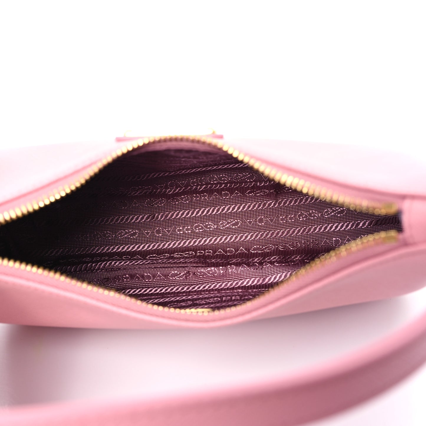 Saffiano Lux Mini Re-Edition Shoulder Bag Petalo