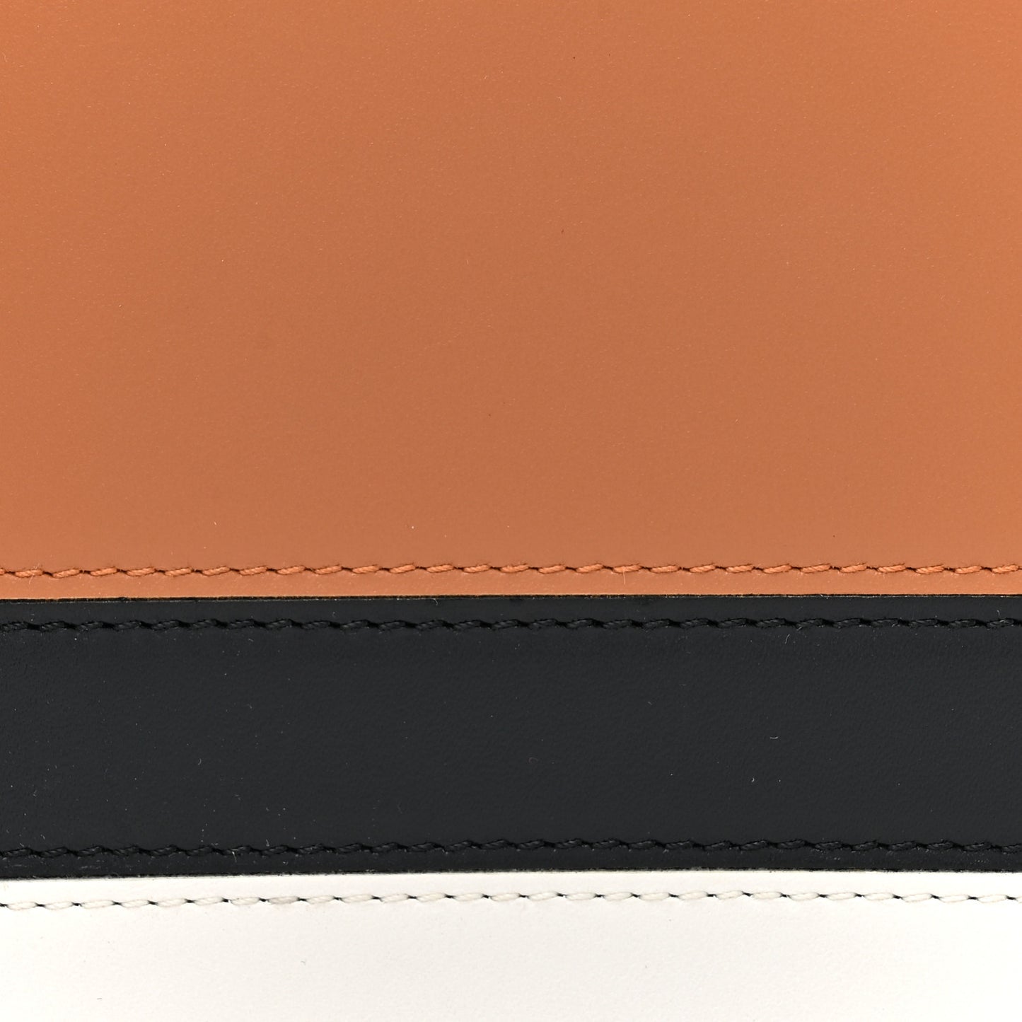 Calfskin Marine Stripe Mini Heel Shoulder Bag Tan