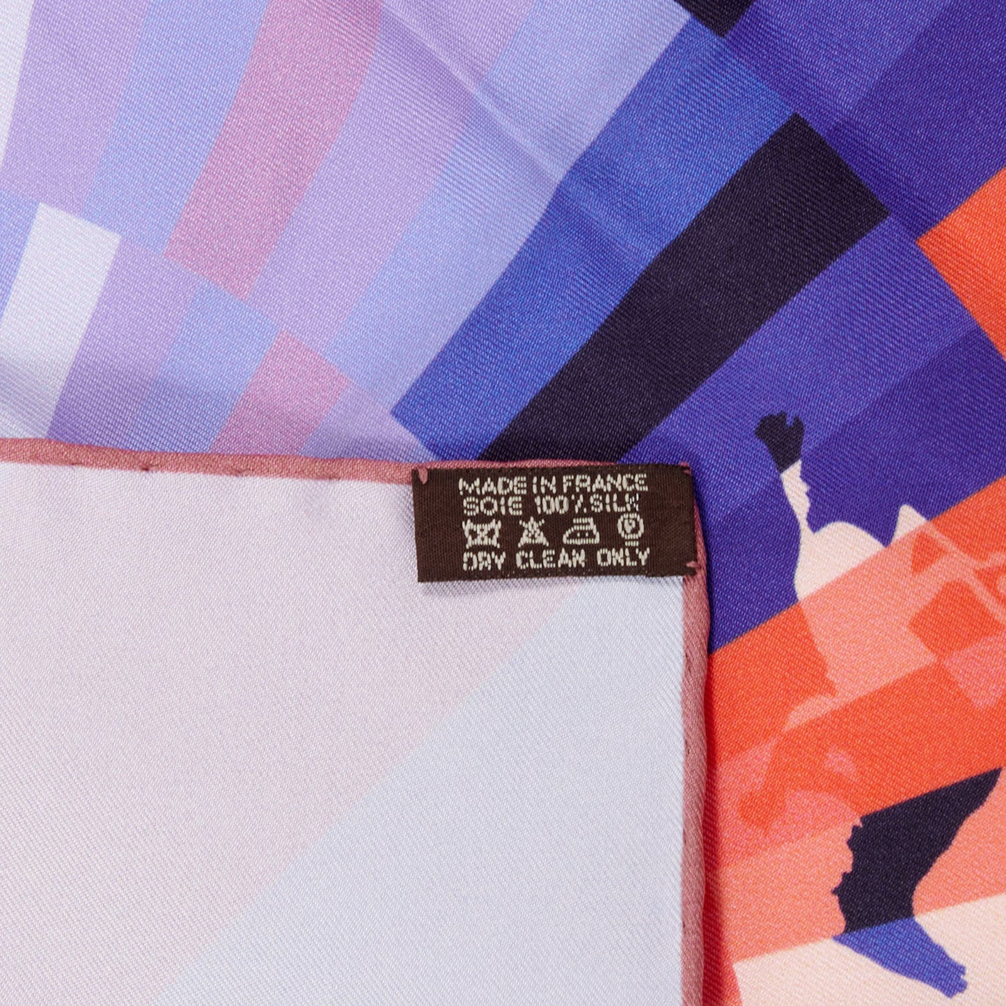 Silk Galop Chromatique Scarf 90 Orange