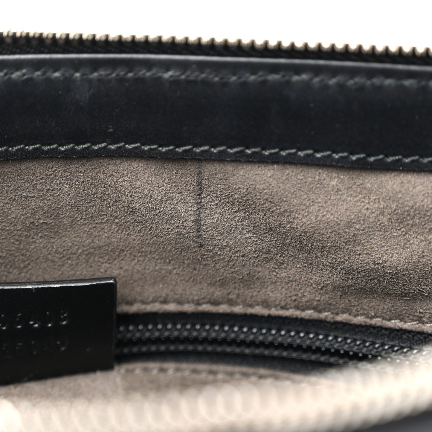 Guccissima Signature Medium Flat Messenger Bag Black