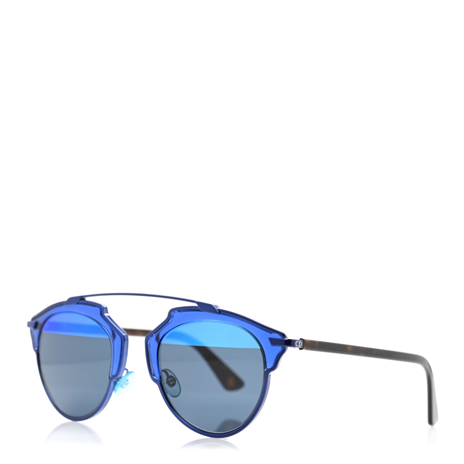 Christian Dior Mirrored So Real Sunglasses Blue 1734775 – FASHIONPHILE