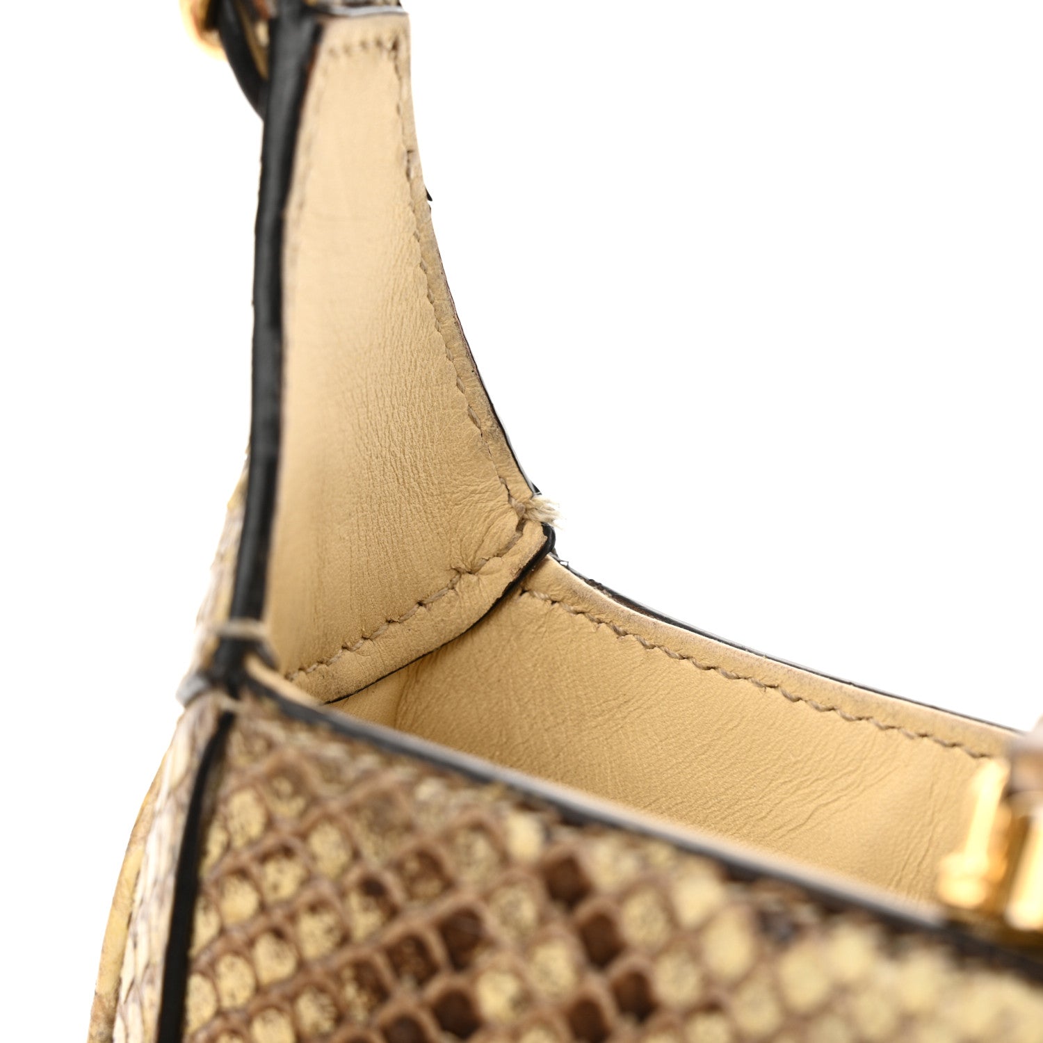 Gucci Snakeskin Mini Jackie 1961 Hobo Beige 15 of 18