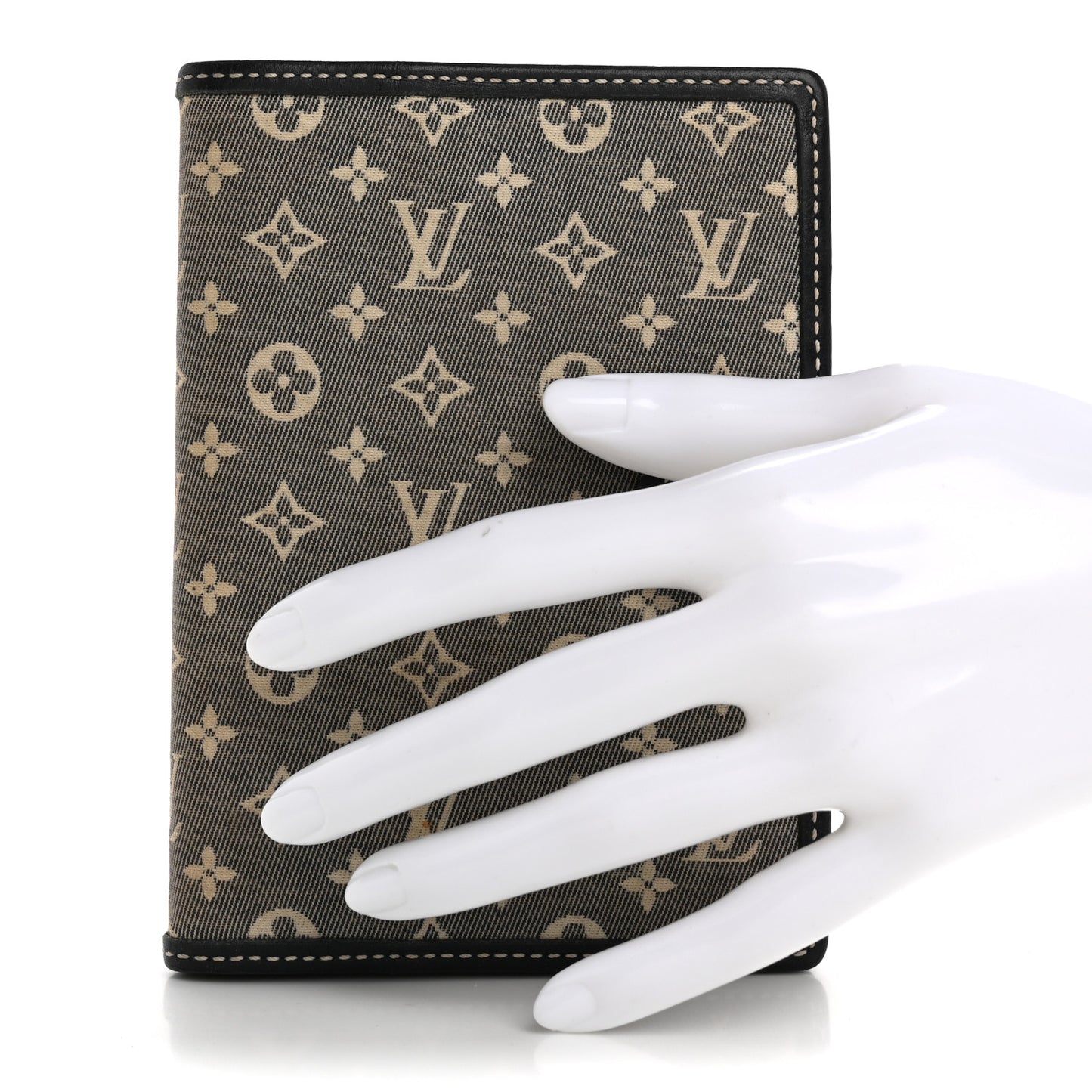 Mini Monogram Small Ring Agenda Cover Blue