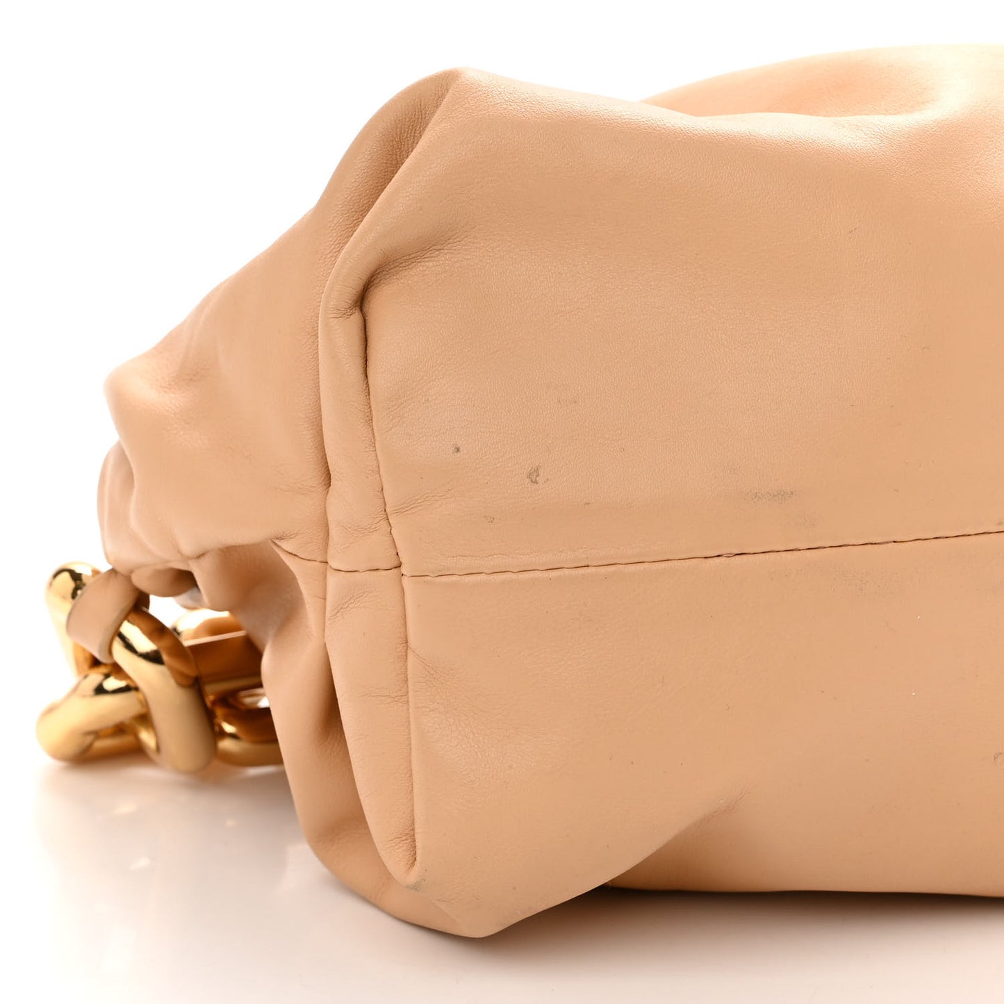 Calfskin The Pouch Chain Almond