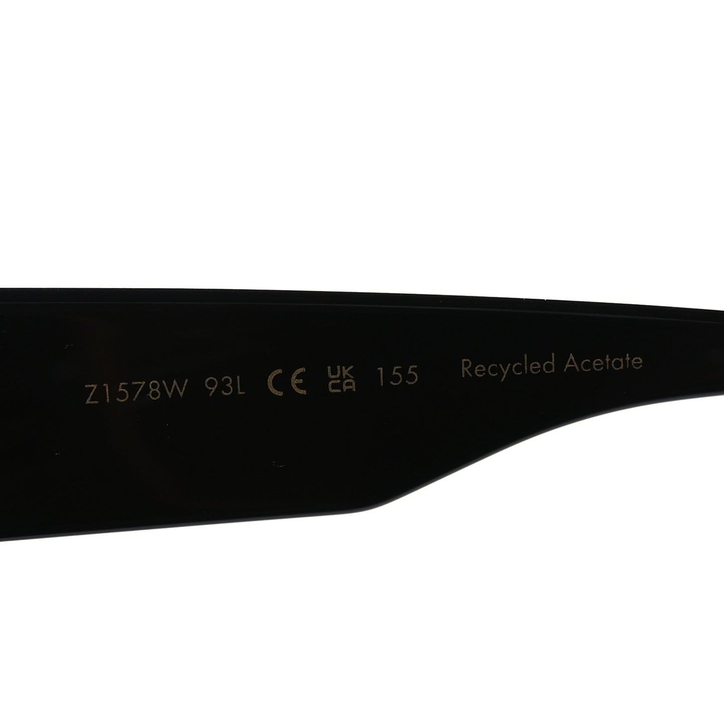 Acetate Swarovski Crystal Cyclone Sunglasses Z1578W Black