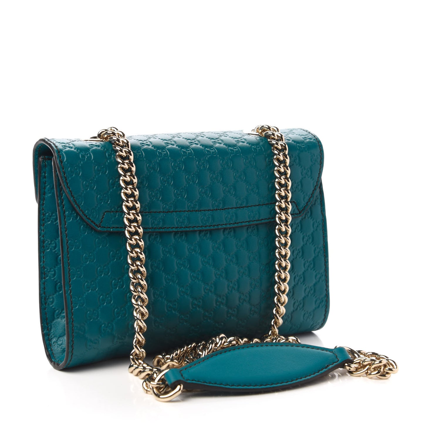 Microguccissima Mini Emily Shoulder Bag Deep Cobalt