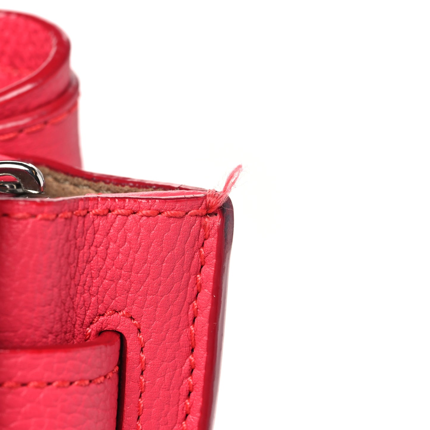 Grained Calfskin Mini Milla Tote Hot Pink Blue
