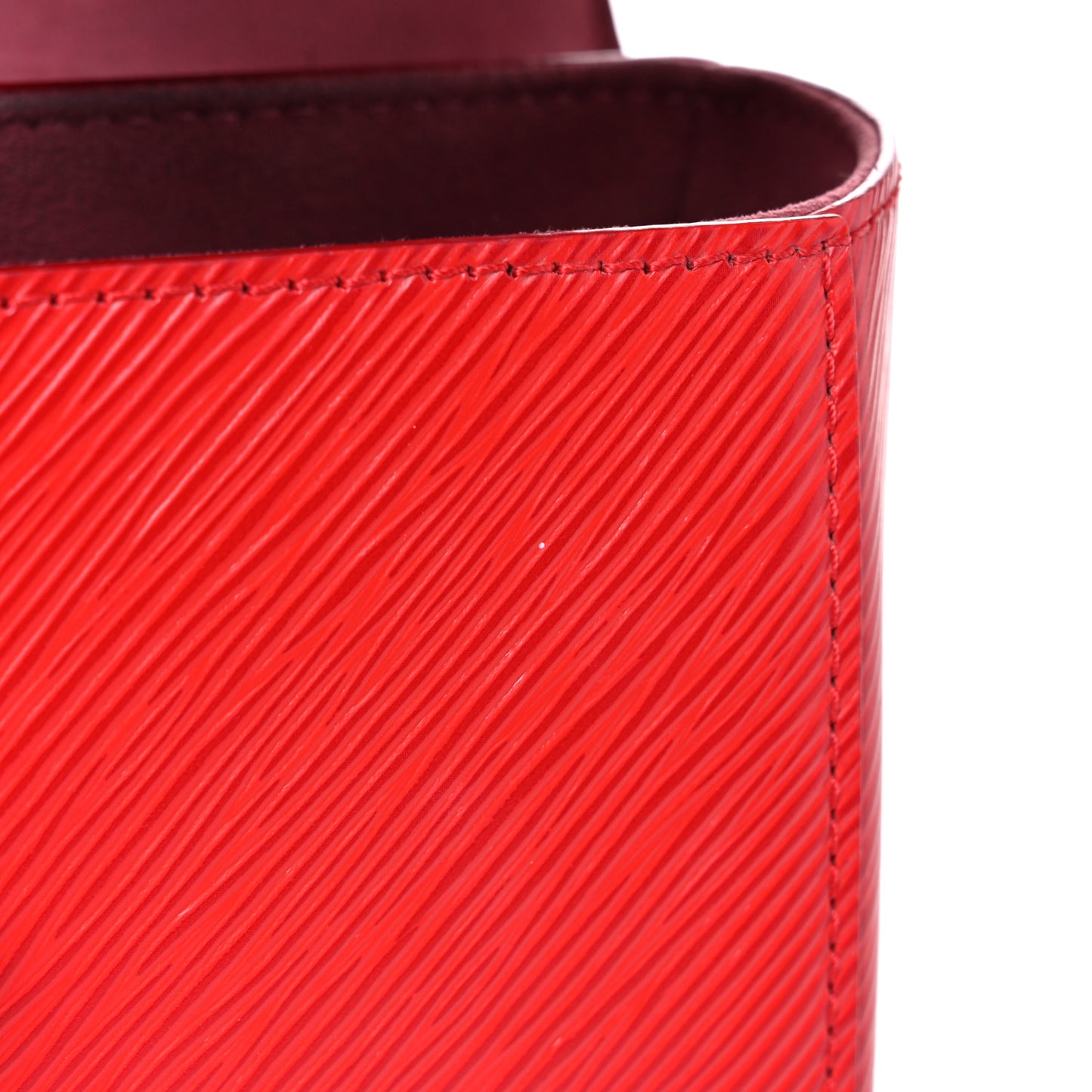 Epi Twist Shoulder Bag MM Coquelicot
