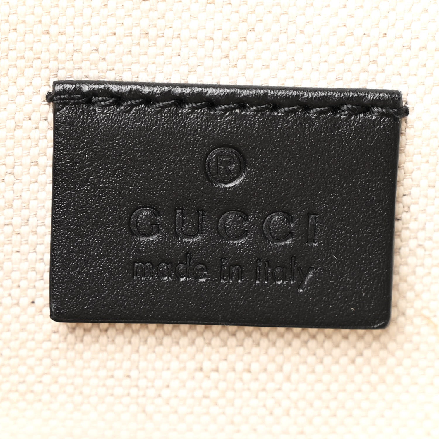 Gucci Calfskin GG Tennis Embossed Pocket Belt Bag Black 6 of 10