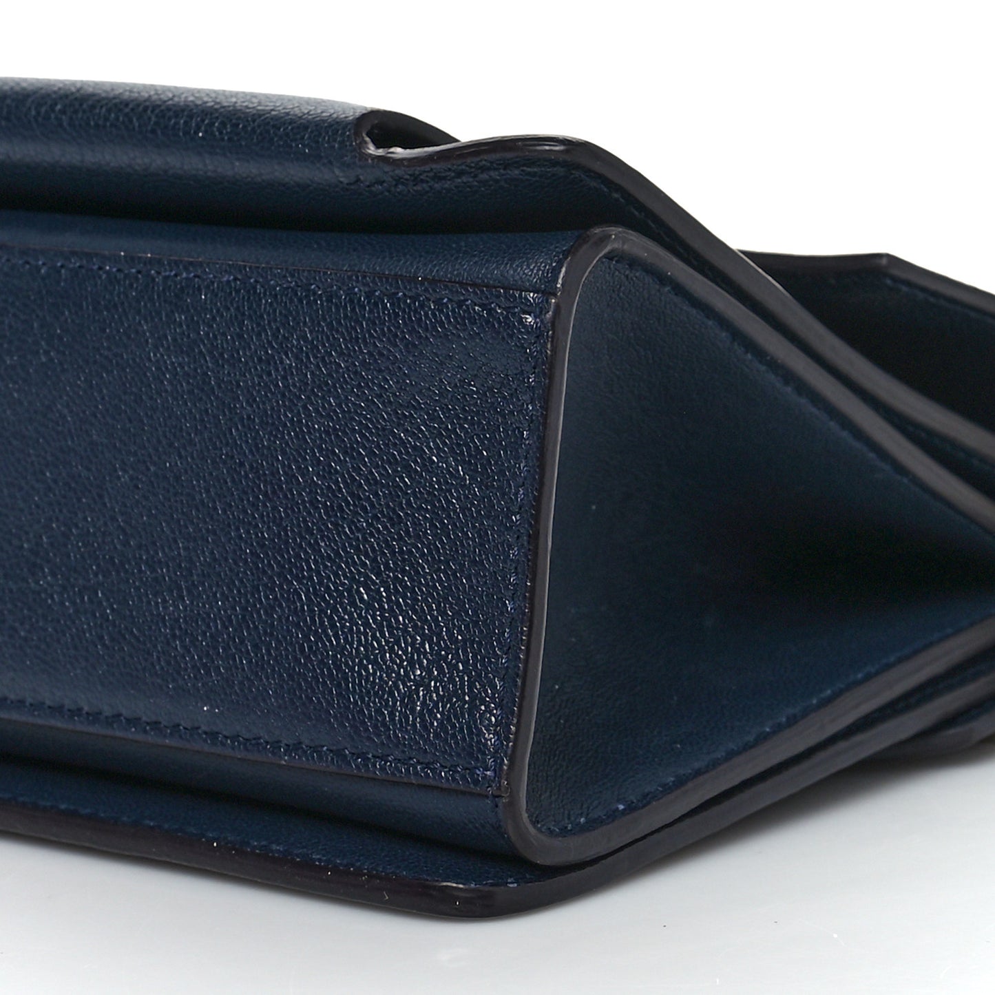 Goatskin Small GV3 Shoulder Bag Dark Blue