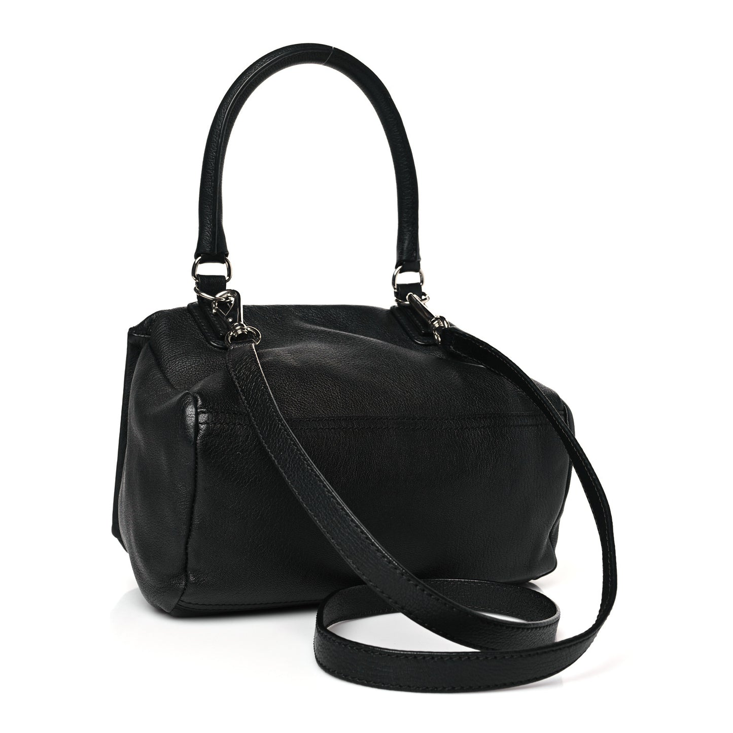 Sugar Goatskin Small Pandora Black