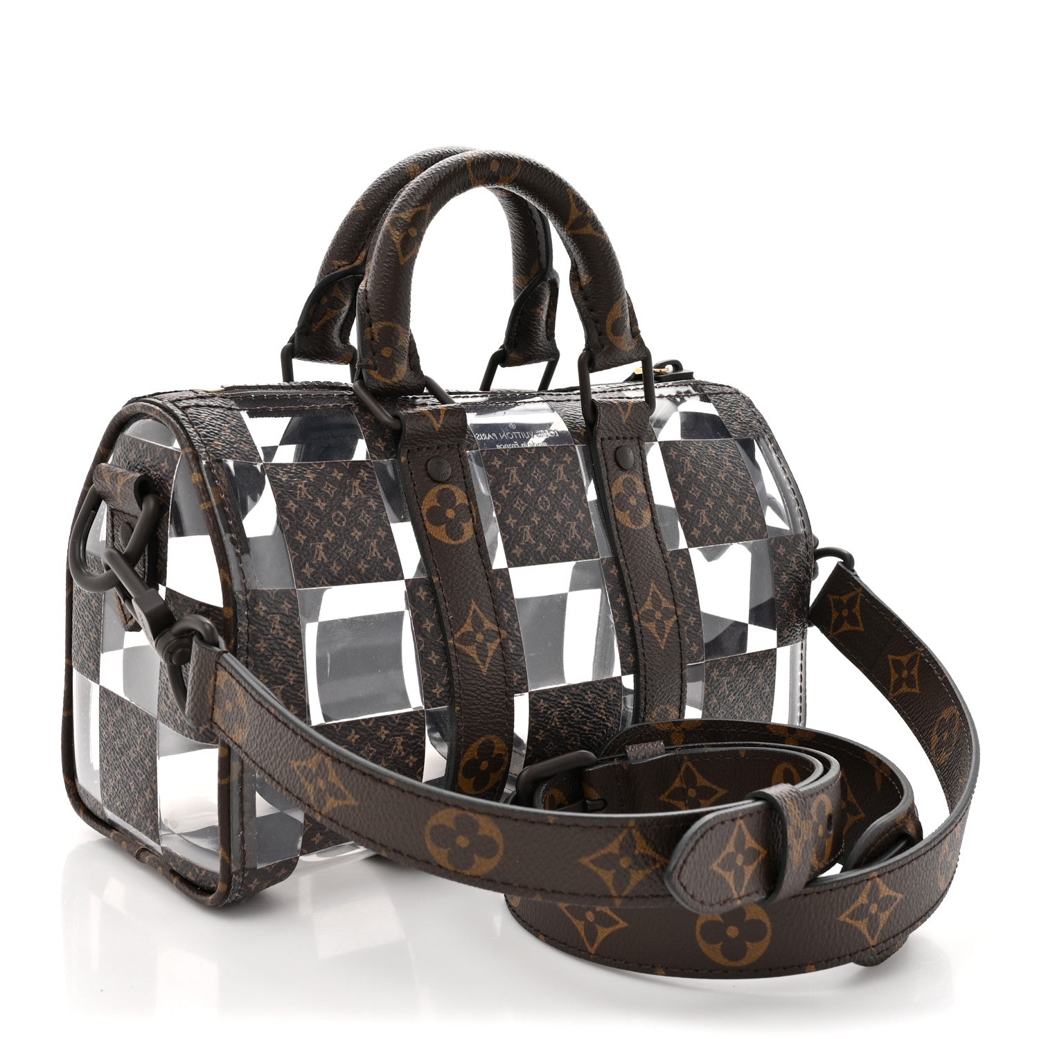 Louis Vuitton PVC Monogram Chess Keepall Bandouliere 25 3 of 13