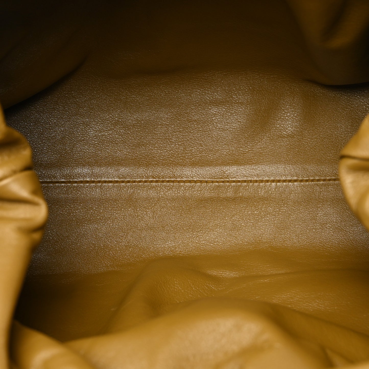 Smooth Butter Calf The Pouch Oversized Clutch Cammello