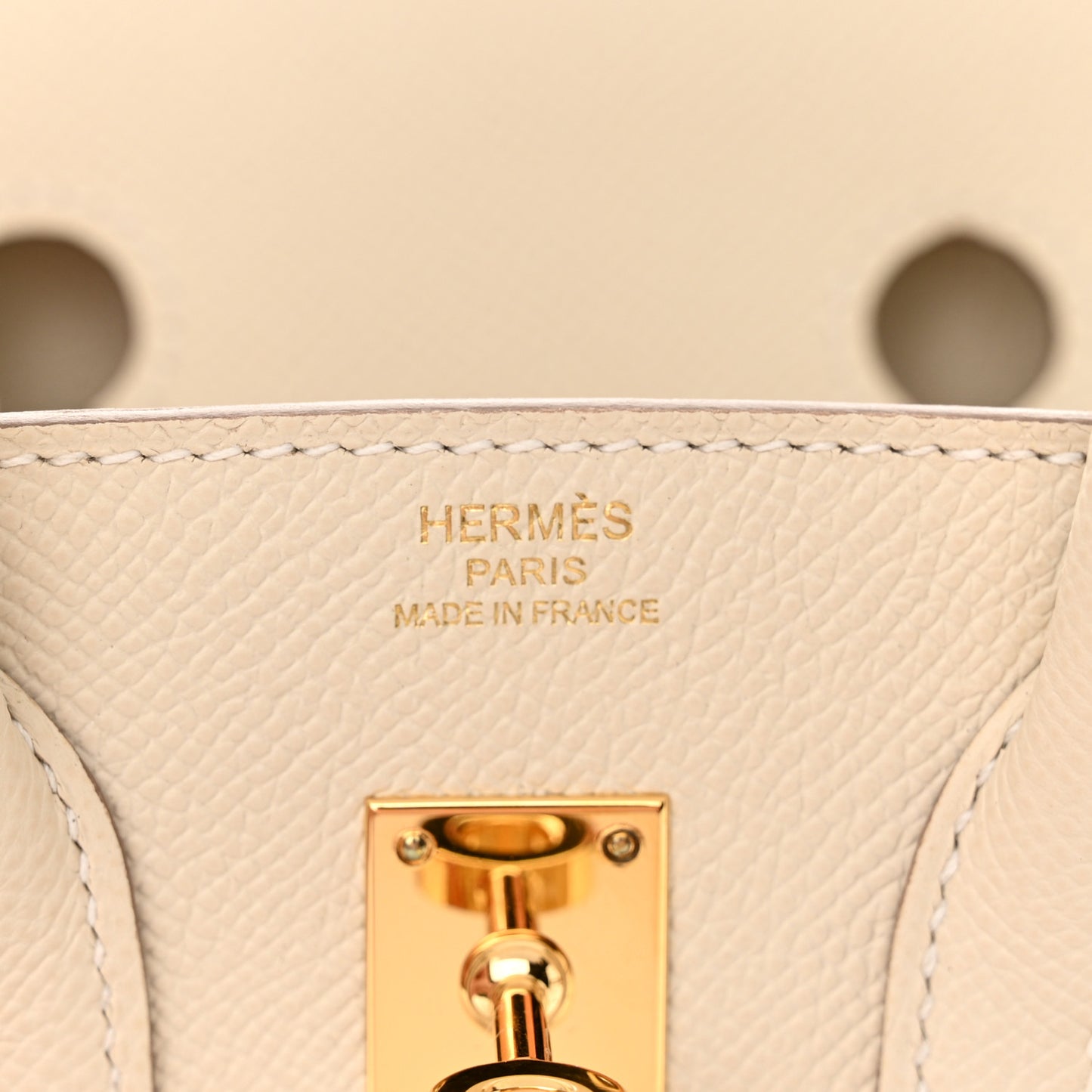 Epsom Birkin Sellier 25 Craie