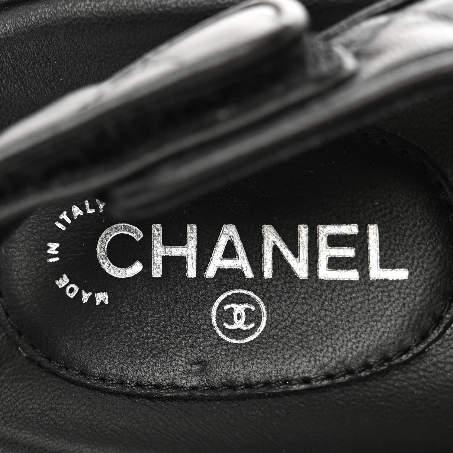 Chanel Lambskin Quilted Velcro Dad Sandals 37 So Black 7 of 9