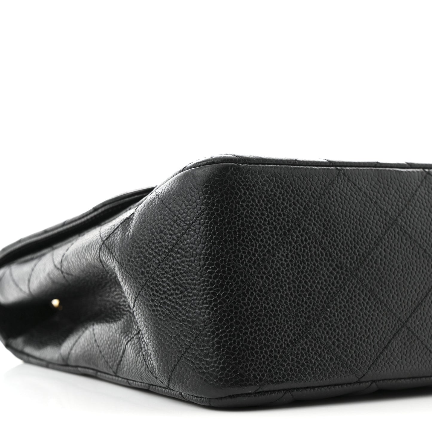 Caviar Quilted Jumbo Single Flap Black
