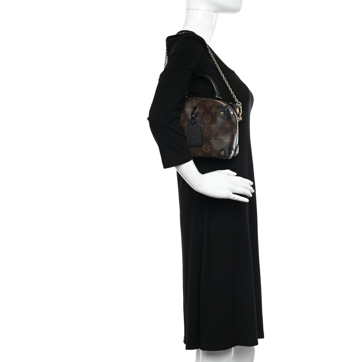 Monogram Petite Malle Souple Black