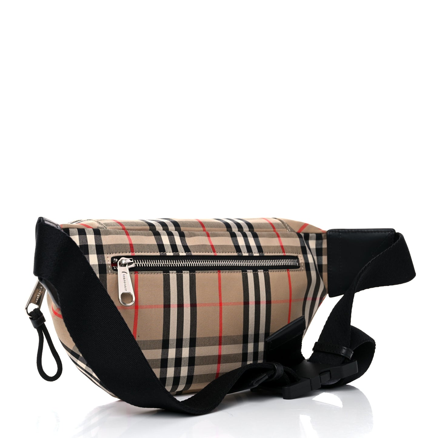 Nylon Vintage Check Medium Sonny Bum Bag Archive Beige Black