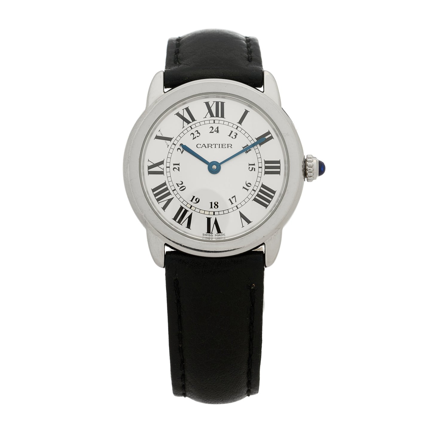 Stainless Steel Calfskin 29mm Ronde Solo Quartz Watch