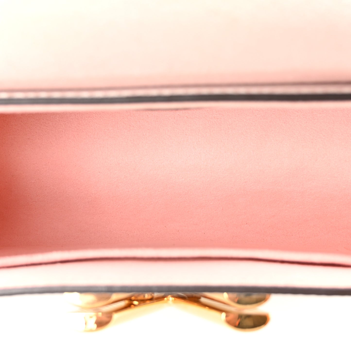 Epi Asnieres Flowers Twist Shoulder Bag PM White