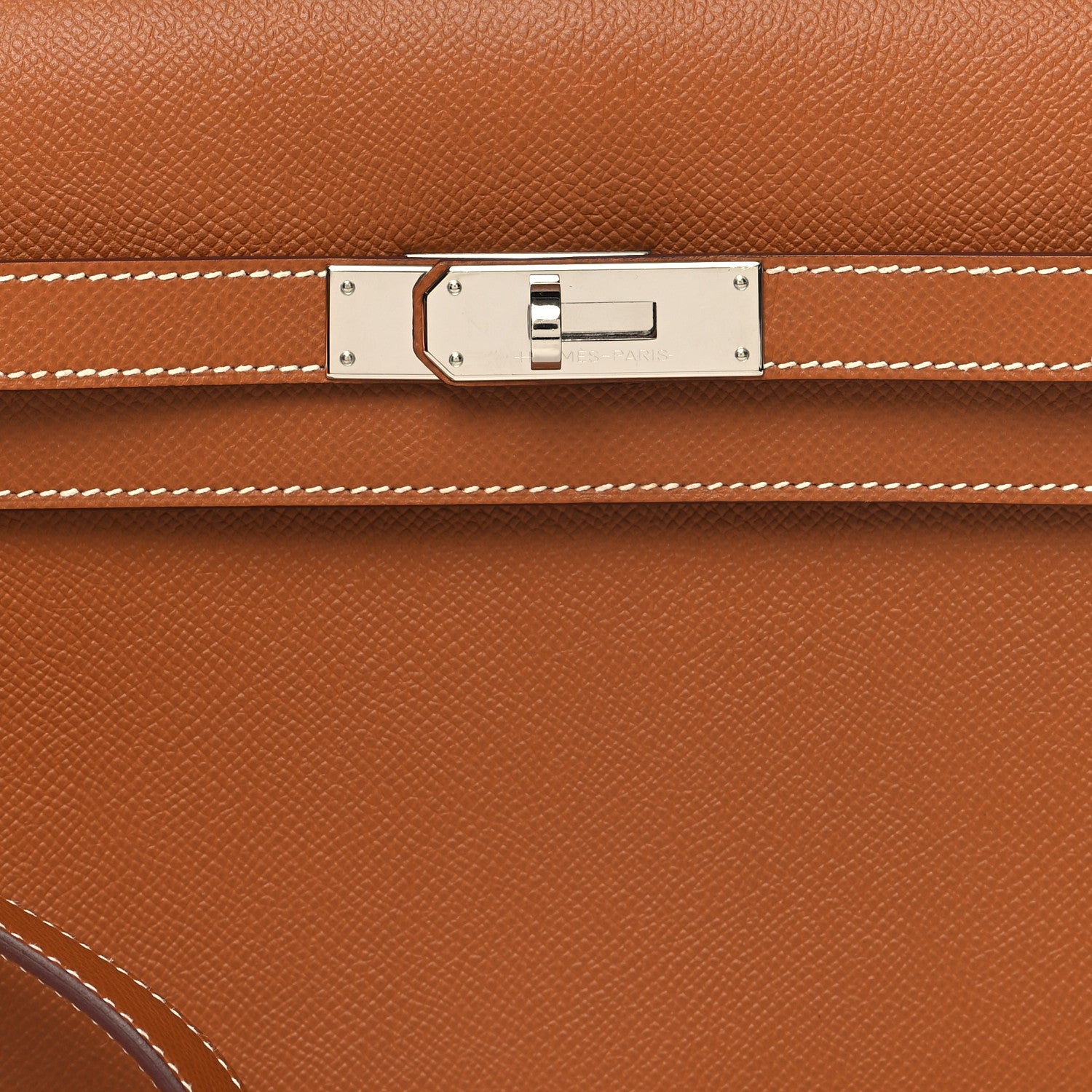 Hermes Epsom Kelly Depeches 25 Pouch Gold 7 of 10