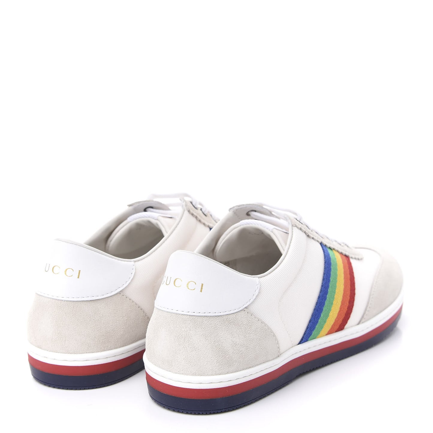 Suede Rainbow Womens G74 Sneakers 37 White