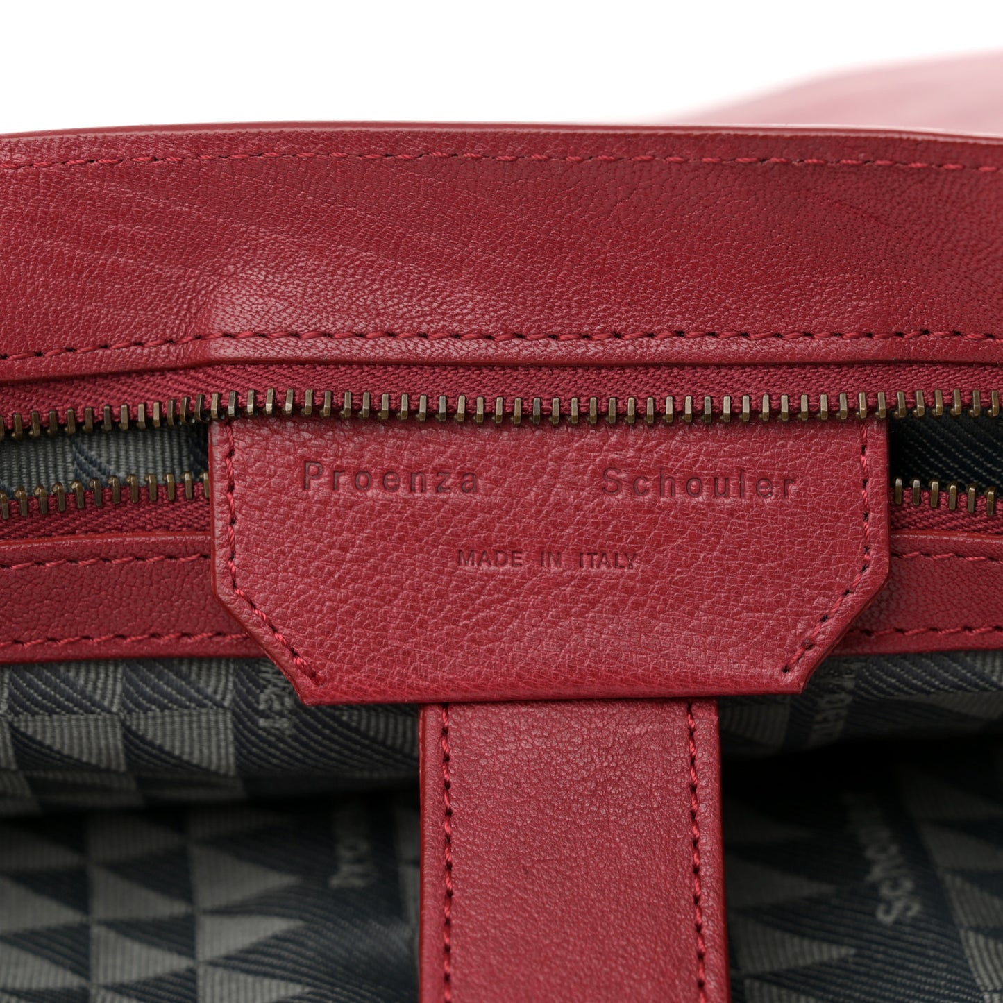 Lambskin Large PS1 Satchel Chianti