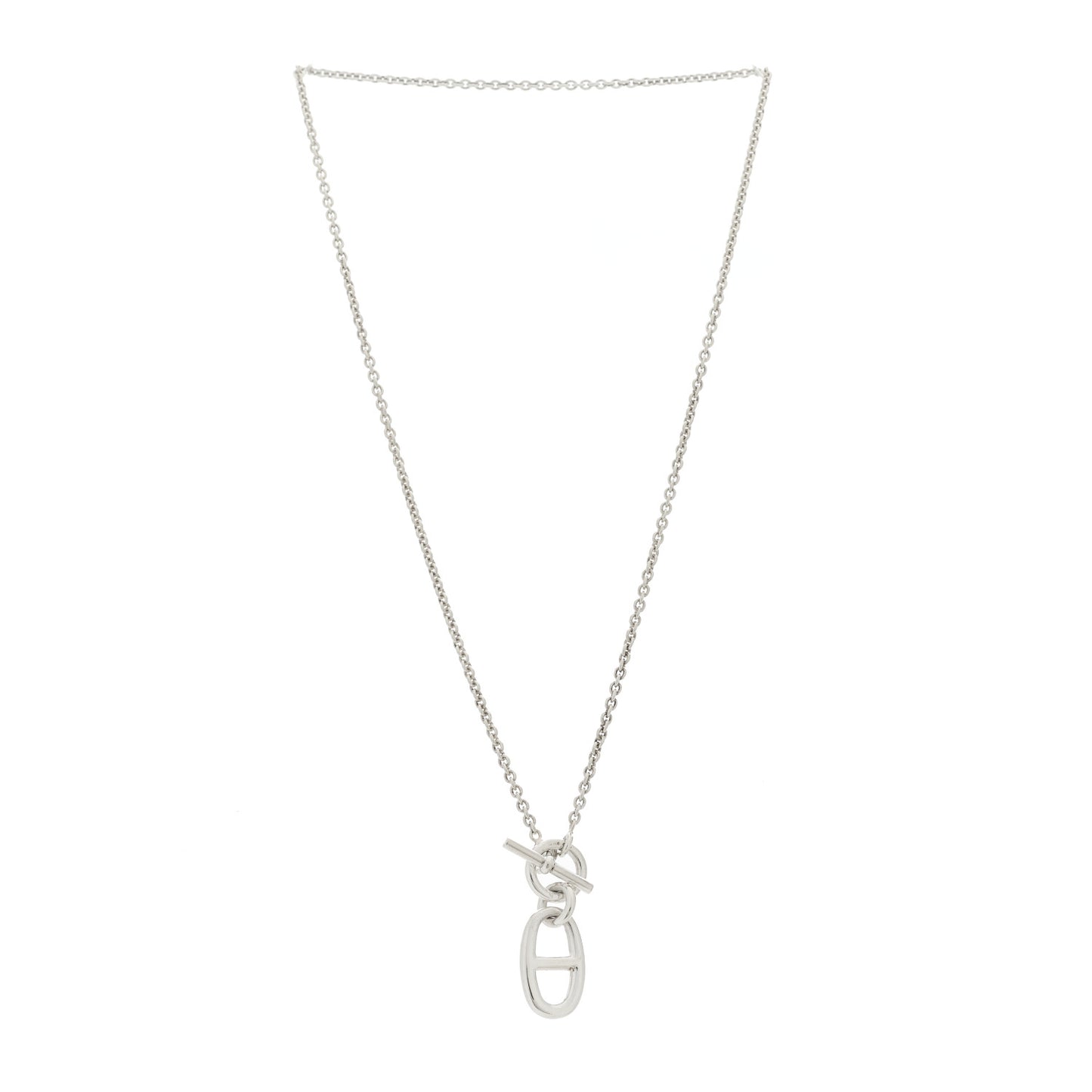 Sterling Silver Amulette Chaine d'Ancre Necklace
