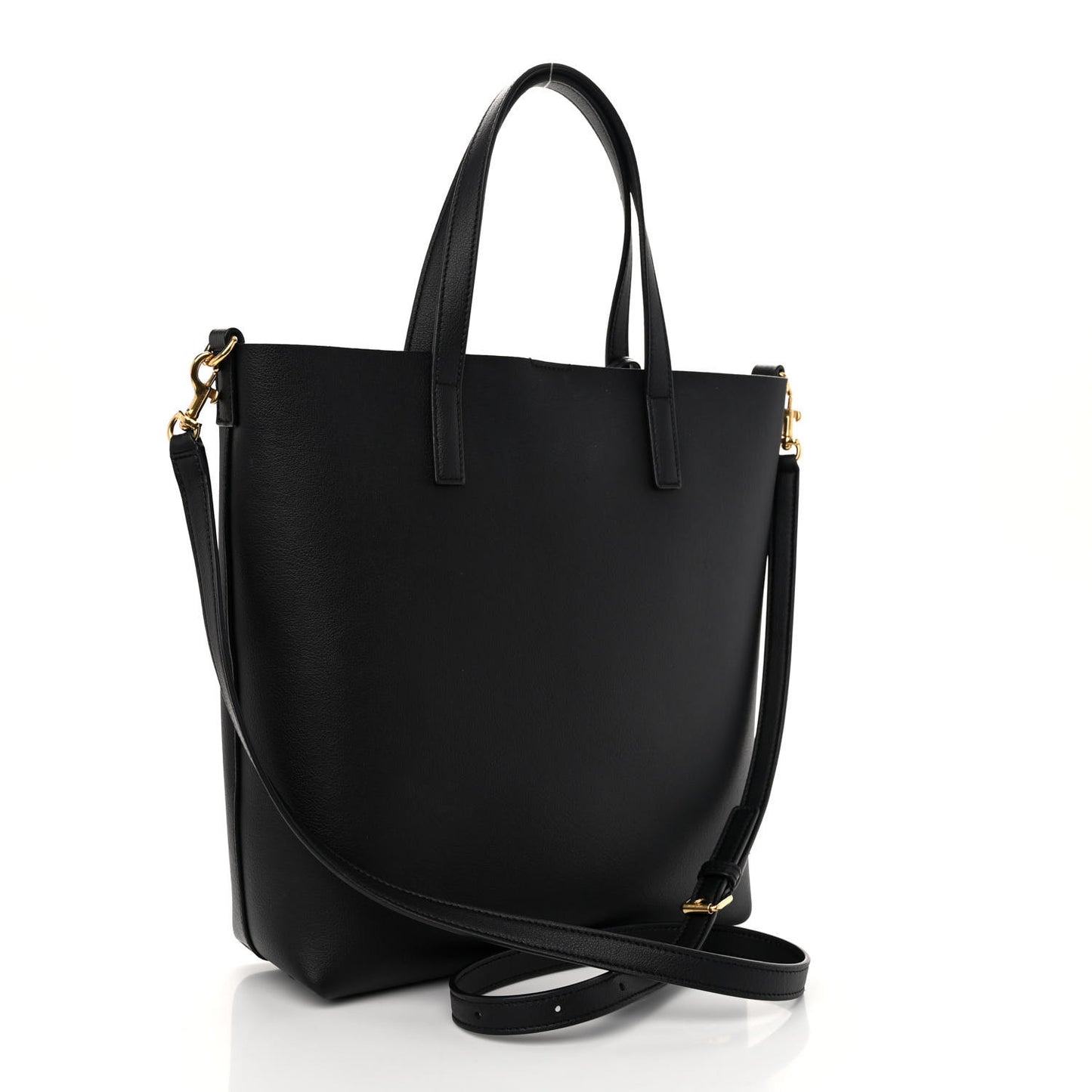 Calfskin Toy Shopping Tote Black
