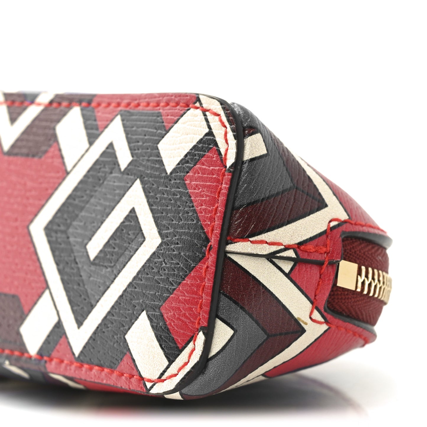 Shangai Calfskin Geometric G Pencil Case Multicolor