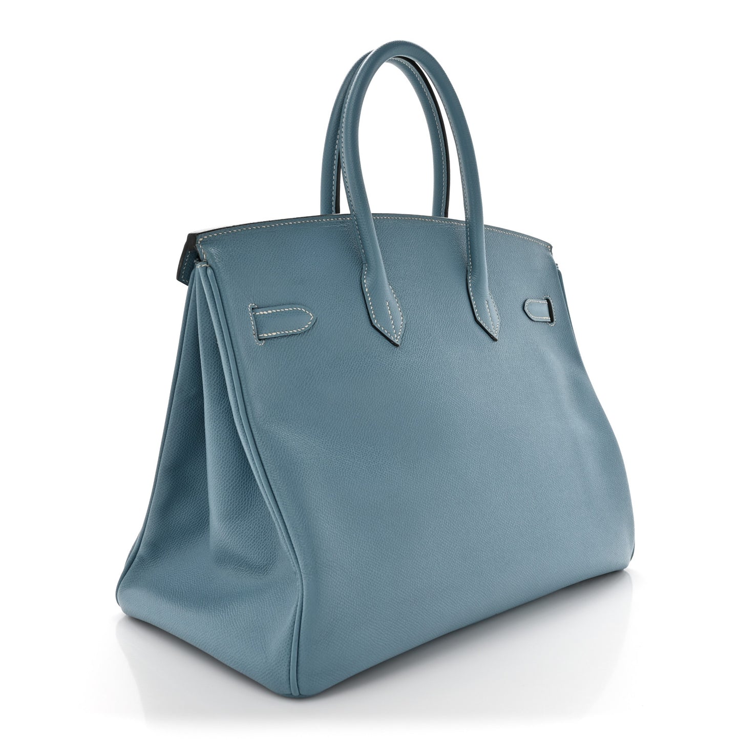 Epsom Birkin 35 Blue Jean