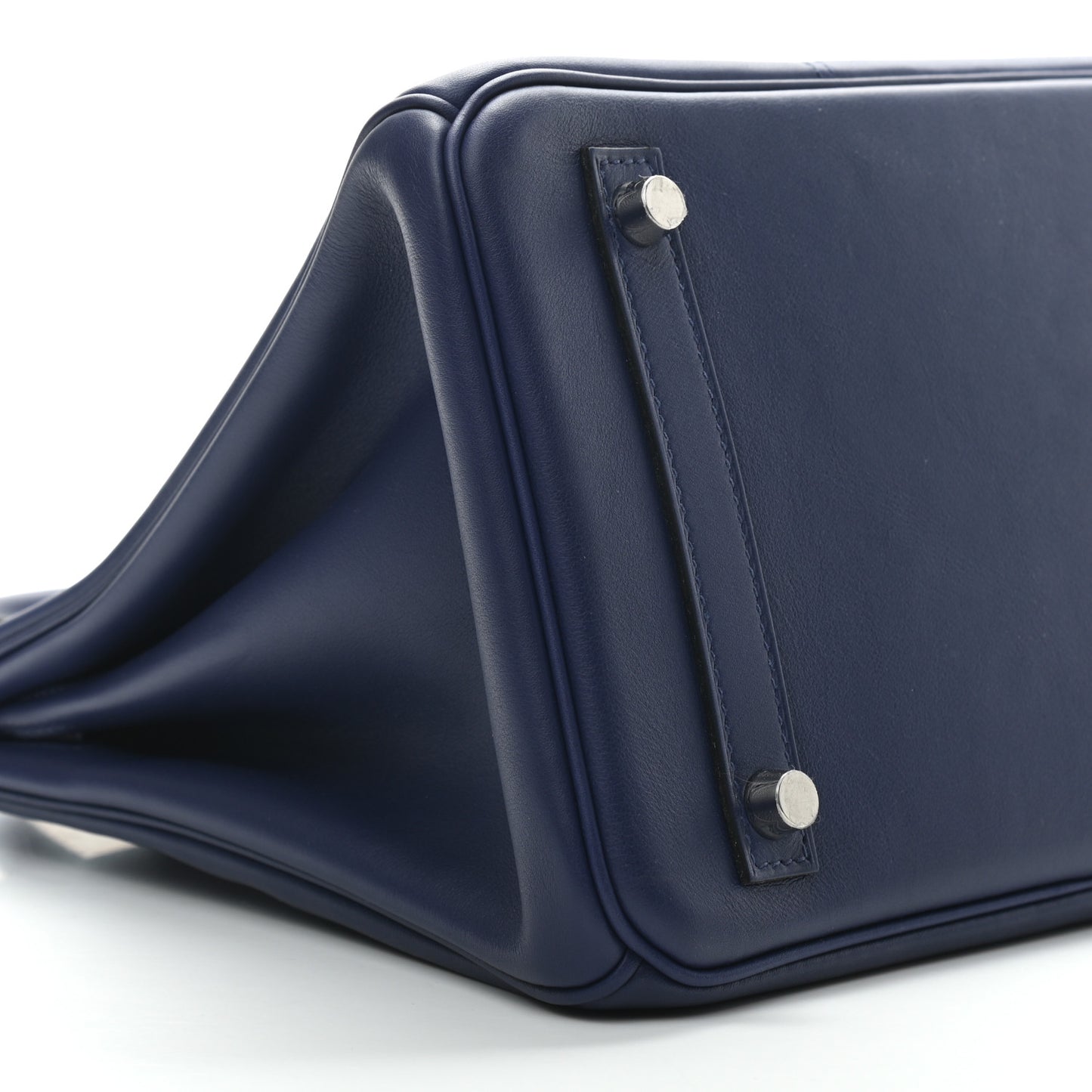 Swift Epsom Tressage Birkin 30 Bleu Encre Bleu Du Nord Gold