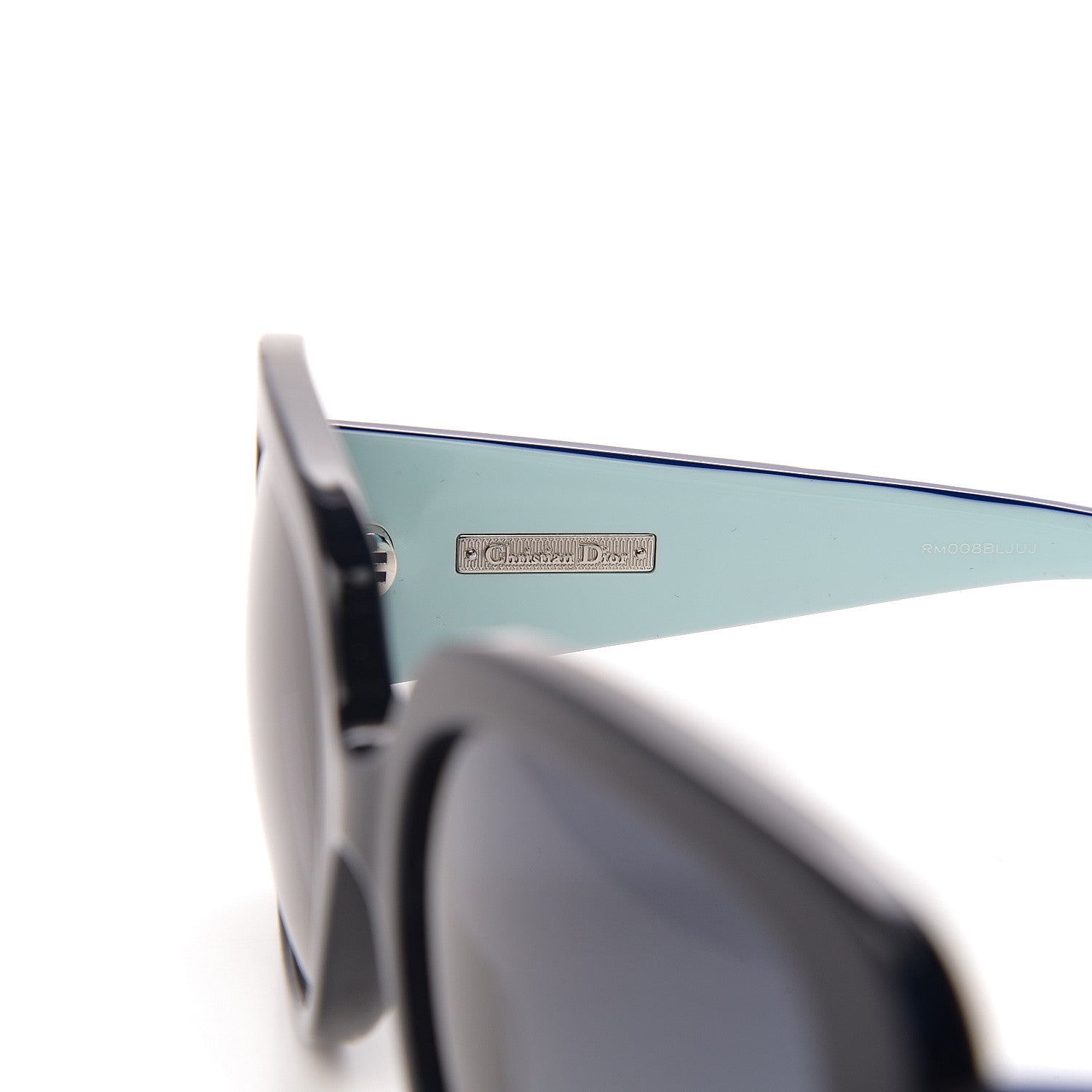 Christian Dior Resin Cannage Dior Lady Lady 1D Sunglasses Black Blue 6 of 9