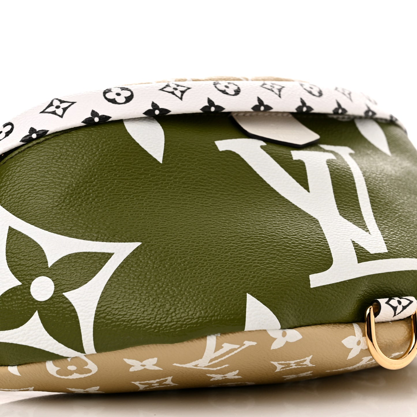 Monogram Giant Bumbag Kaki Beige
