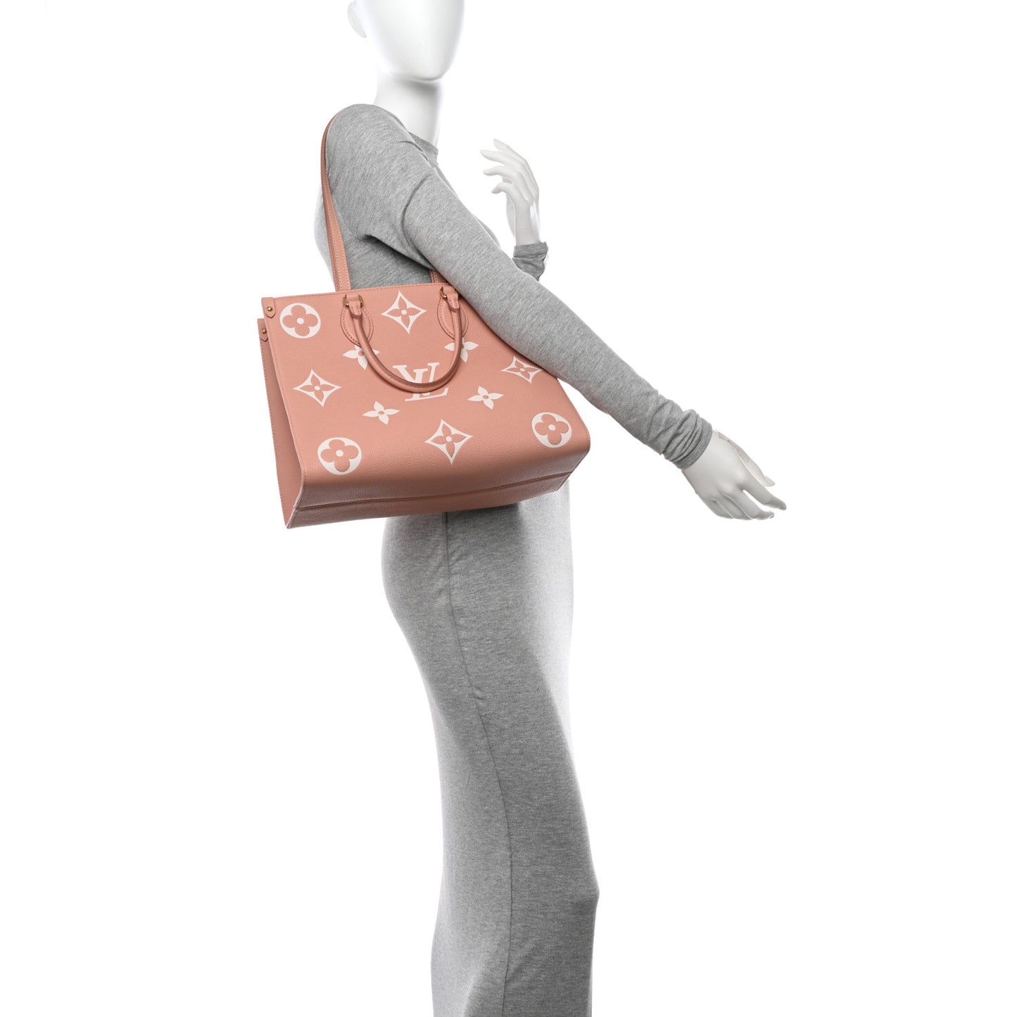 Empreinte Monogram Giant Onthego MM Rose Trianon Creme
