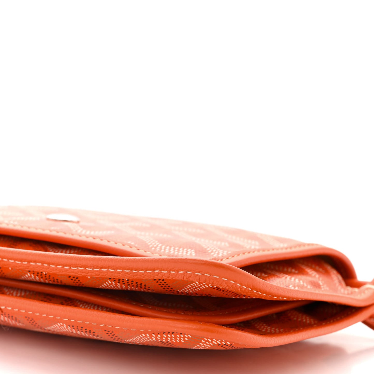 Goyardine Plumet Wallet Clutch Orange