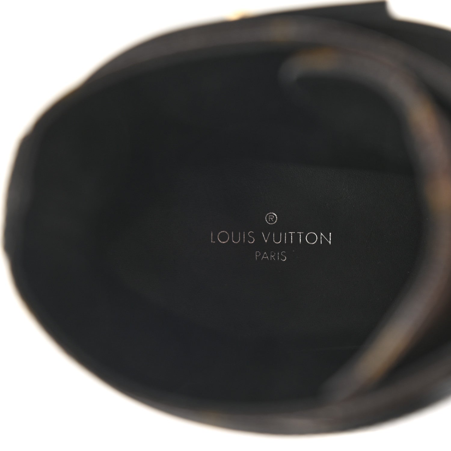Louis Vuitton Calfskin Monogram Wonderland Flat Ranger Boots 39.5 Black 7 of 9