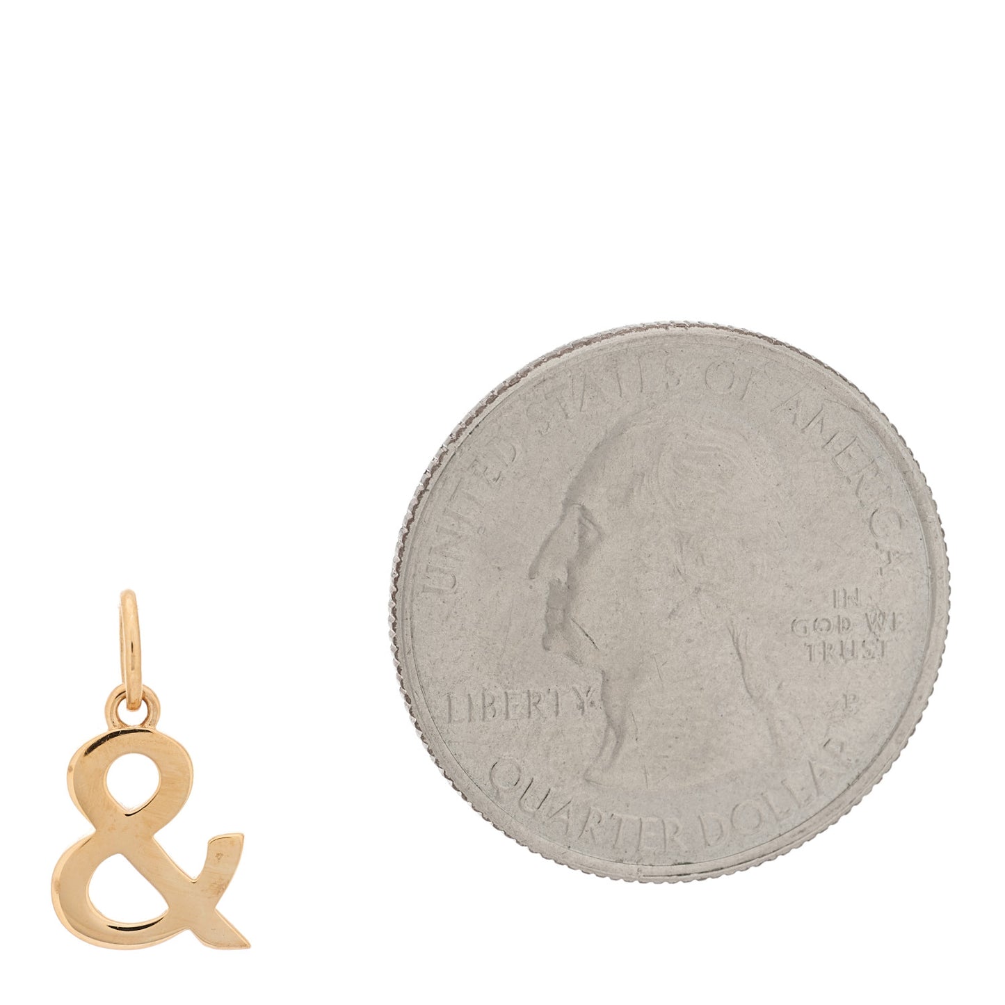 18K Rose Gold Ampersand Pendant