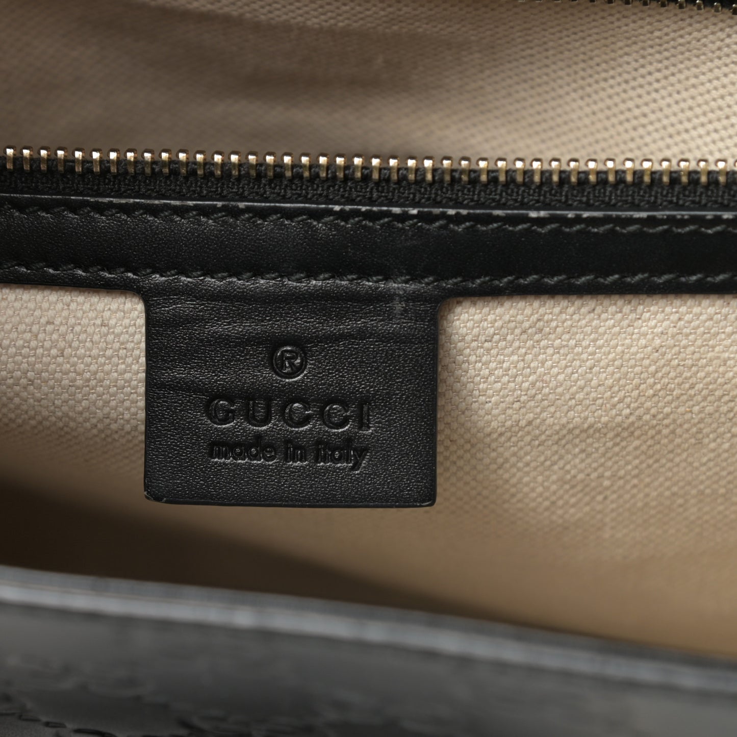 Guccissima Large Emily Chain Shoulder Bag Black