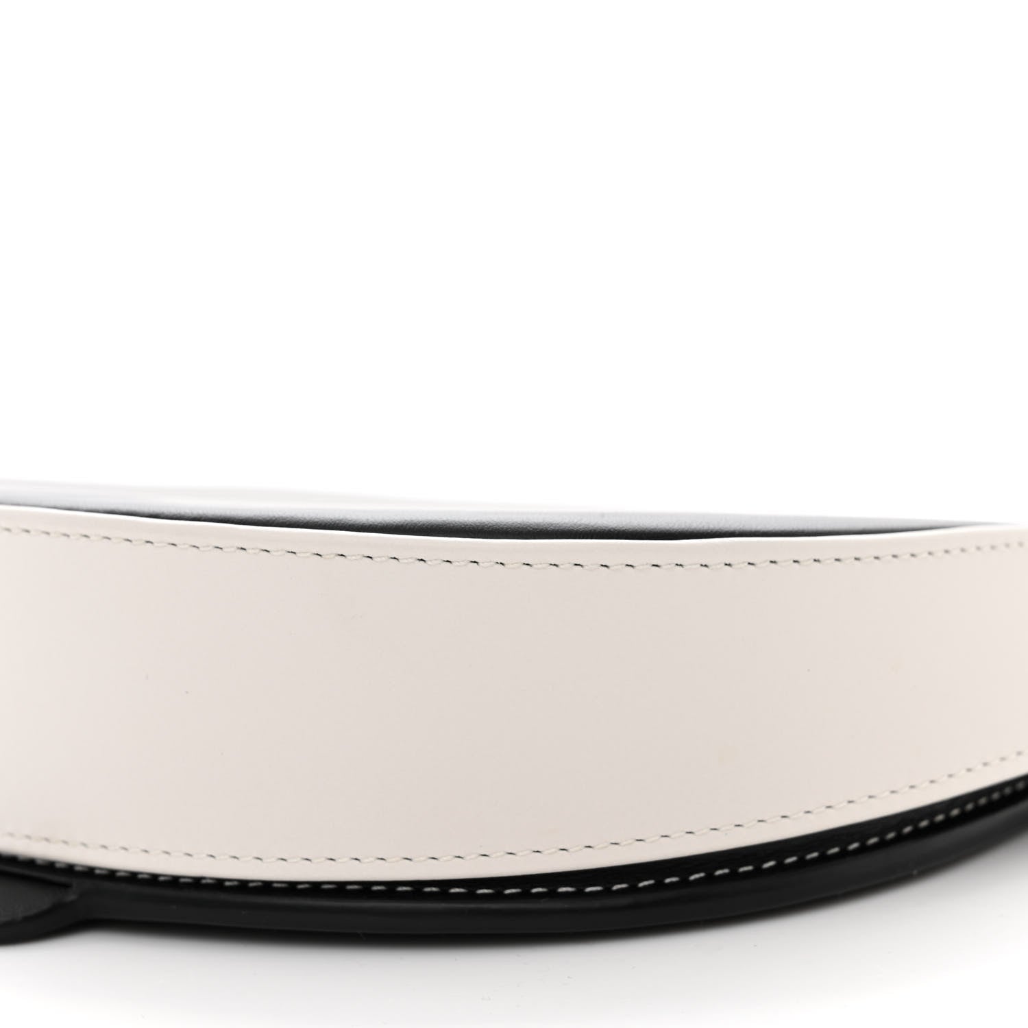 Loewe Soft Calfskin Heel Bag Black Soft White 11 of 12